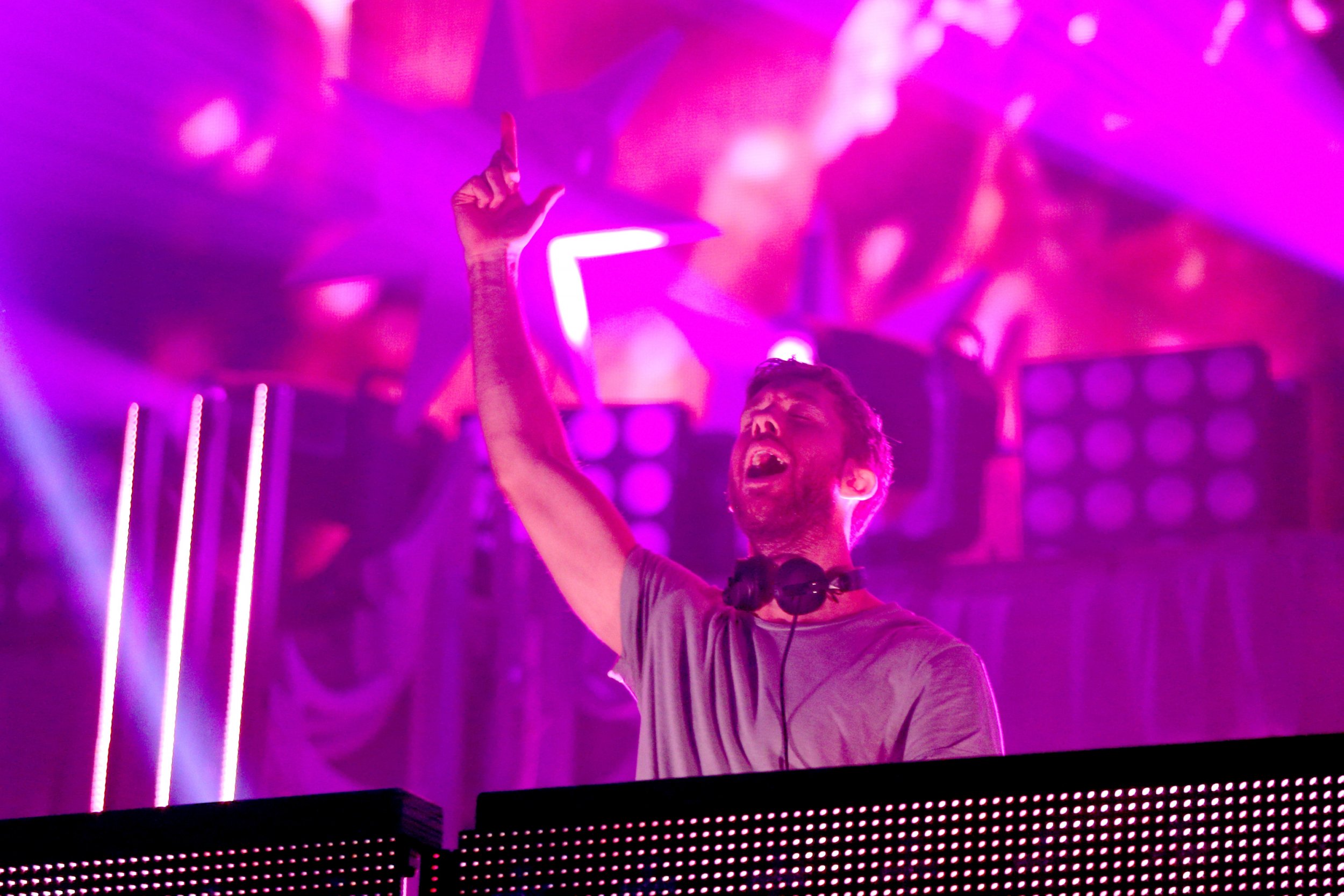 Calvin Harris performs