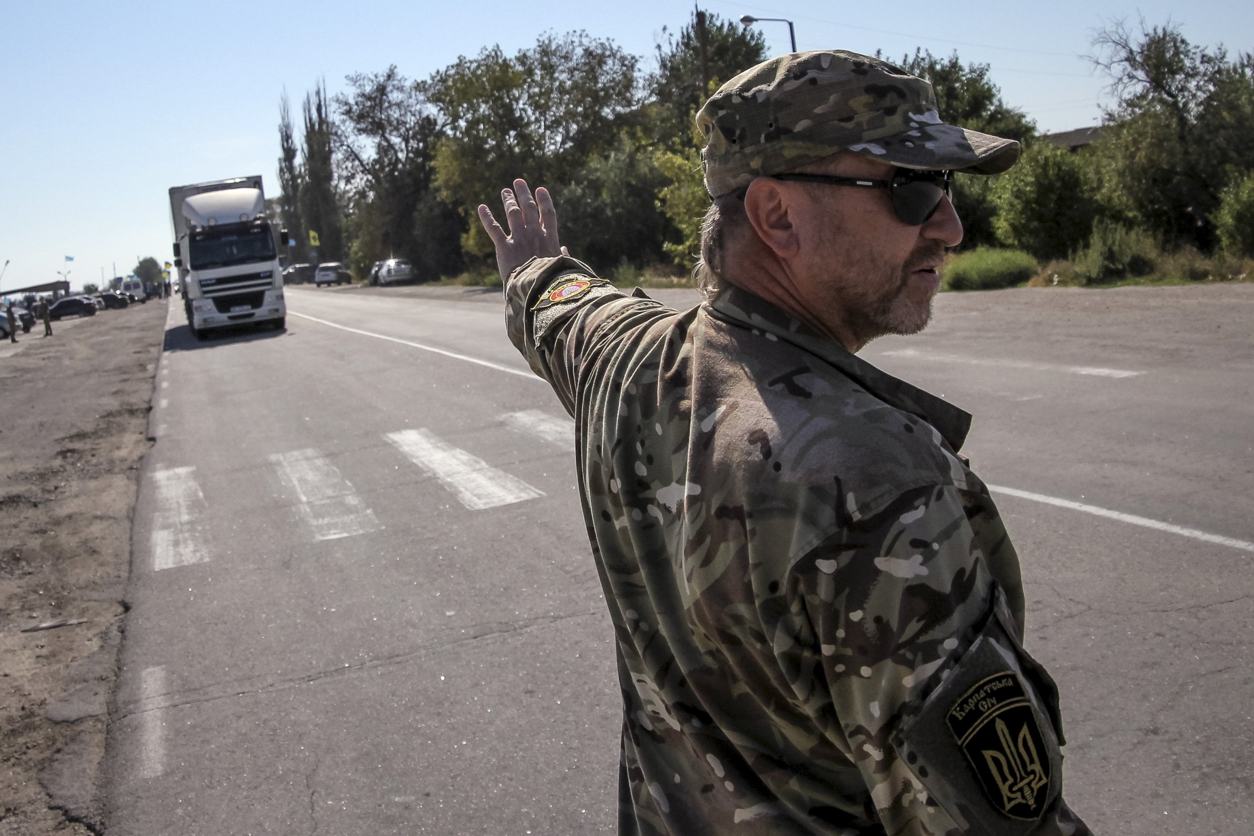 Crimea blockade Tatars