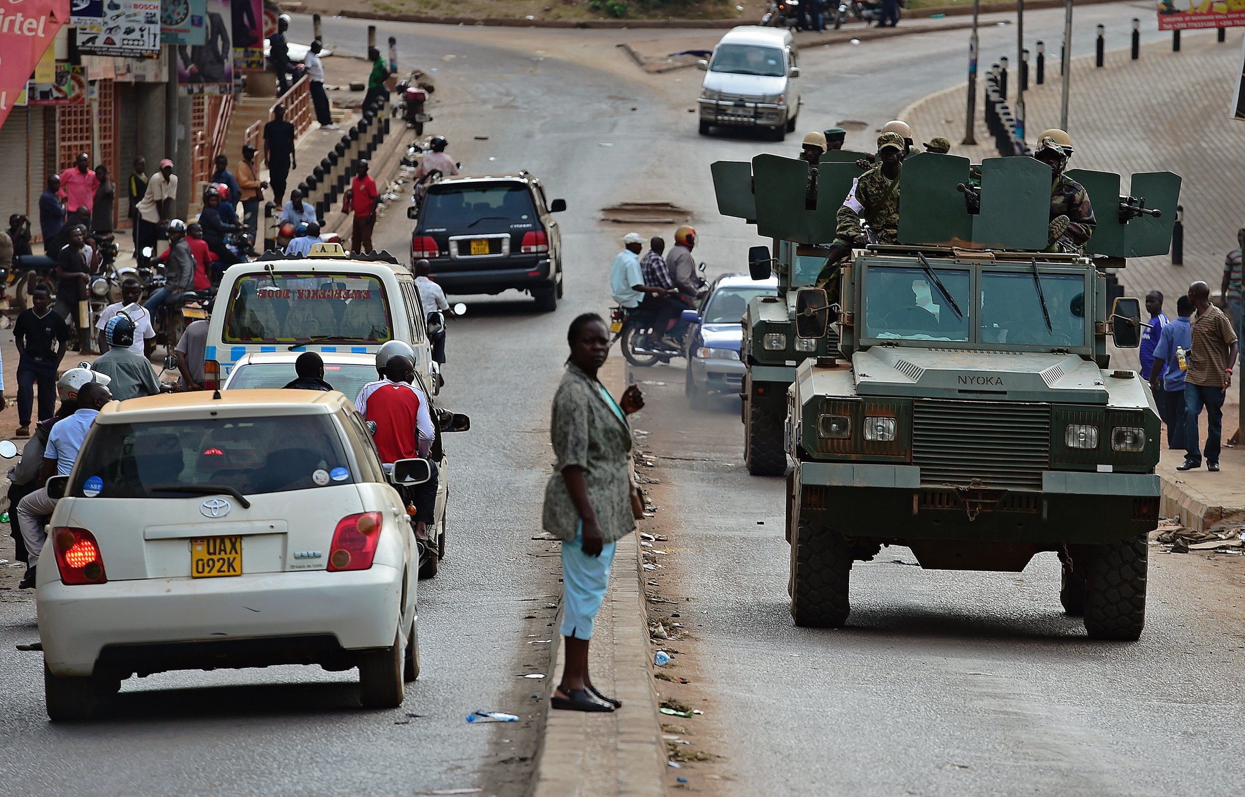 Ugandans seen in Kampala.