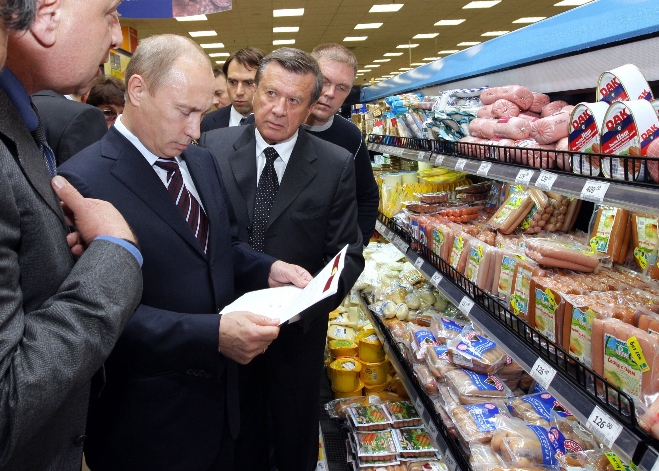 Putin in the supermarket