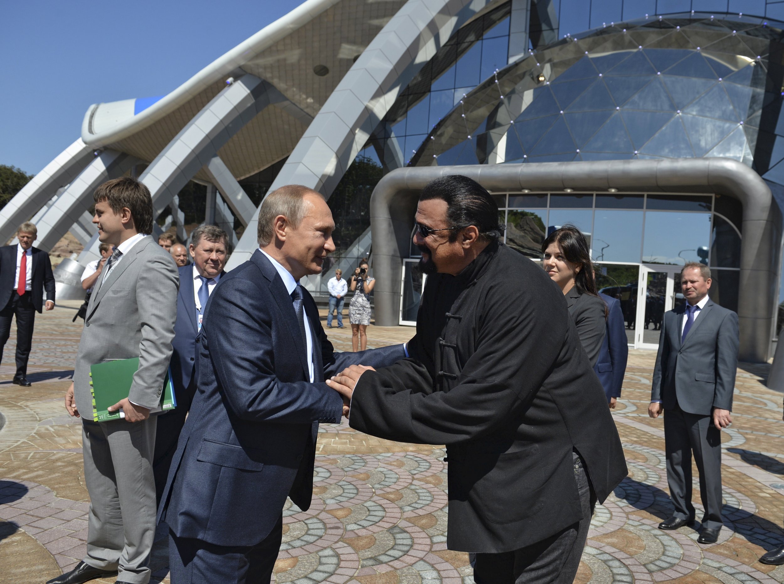 Putin and Seagal