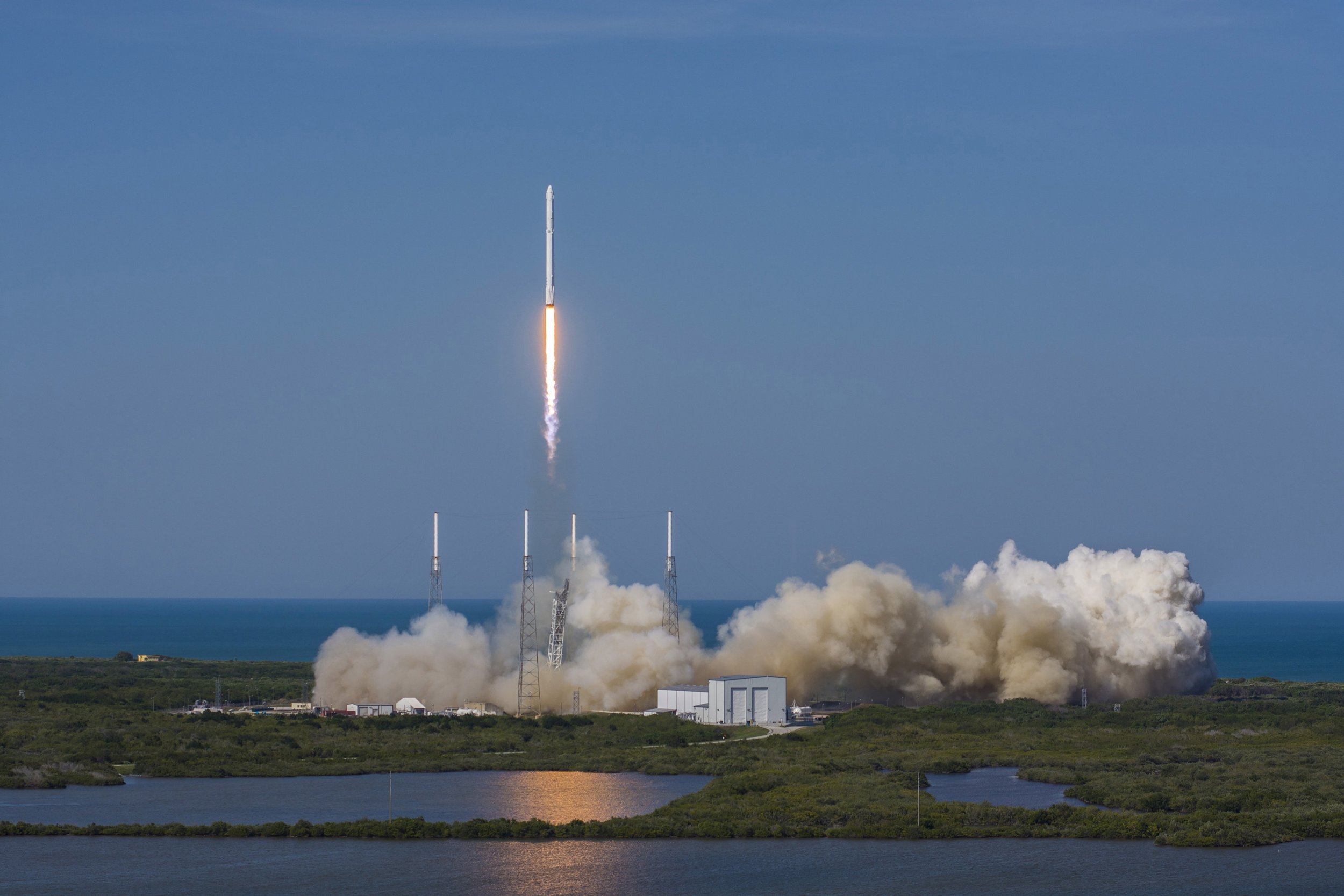 Watch: Huge Explosion at Site of SpaceX Rocket Launch