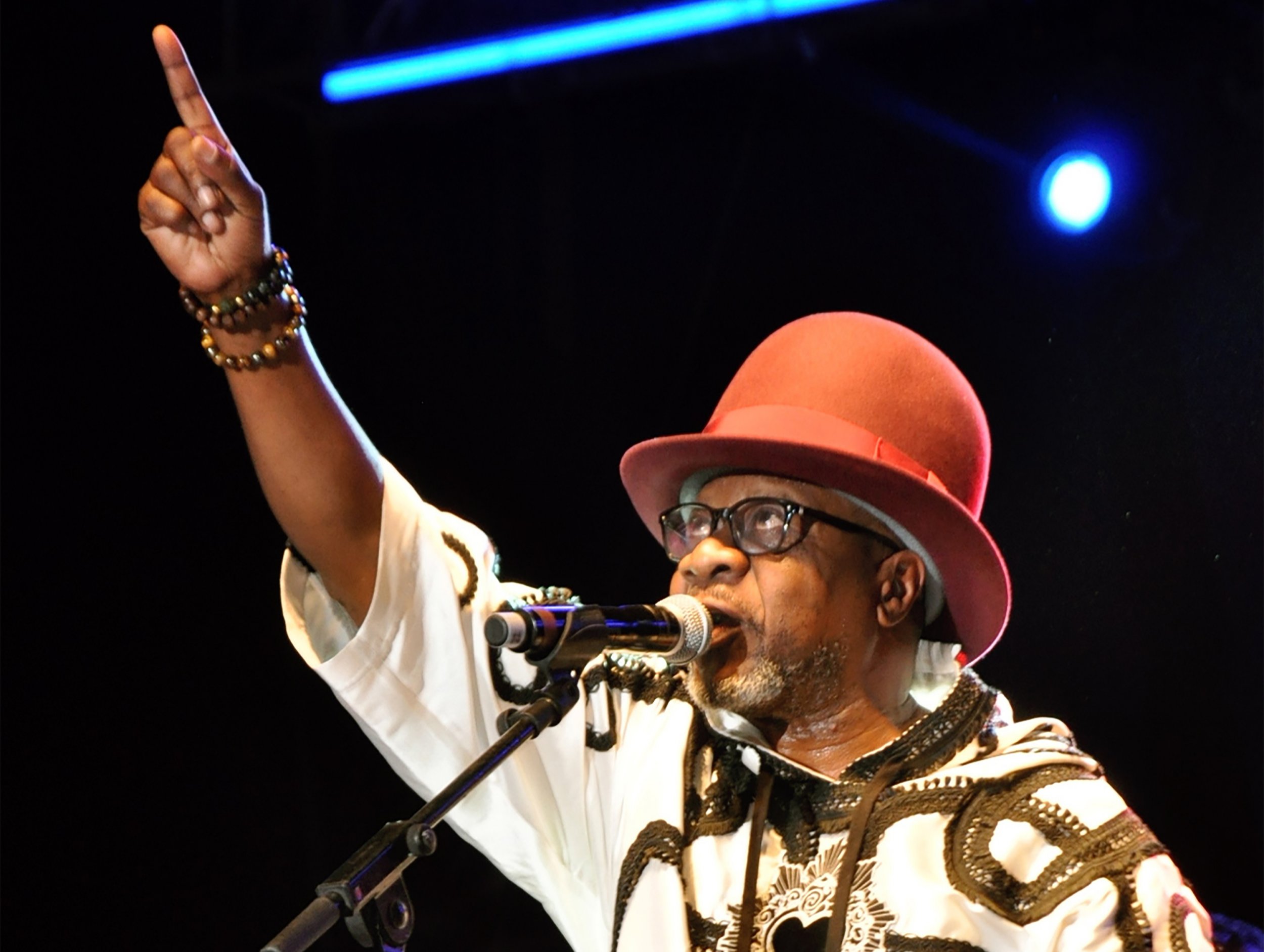 Congolese musician Papa Wemba.