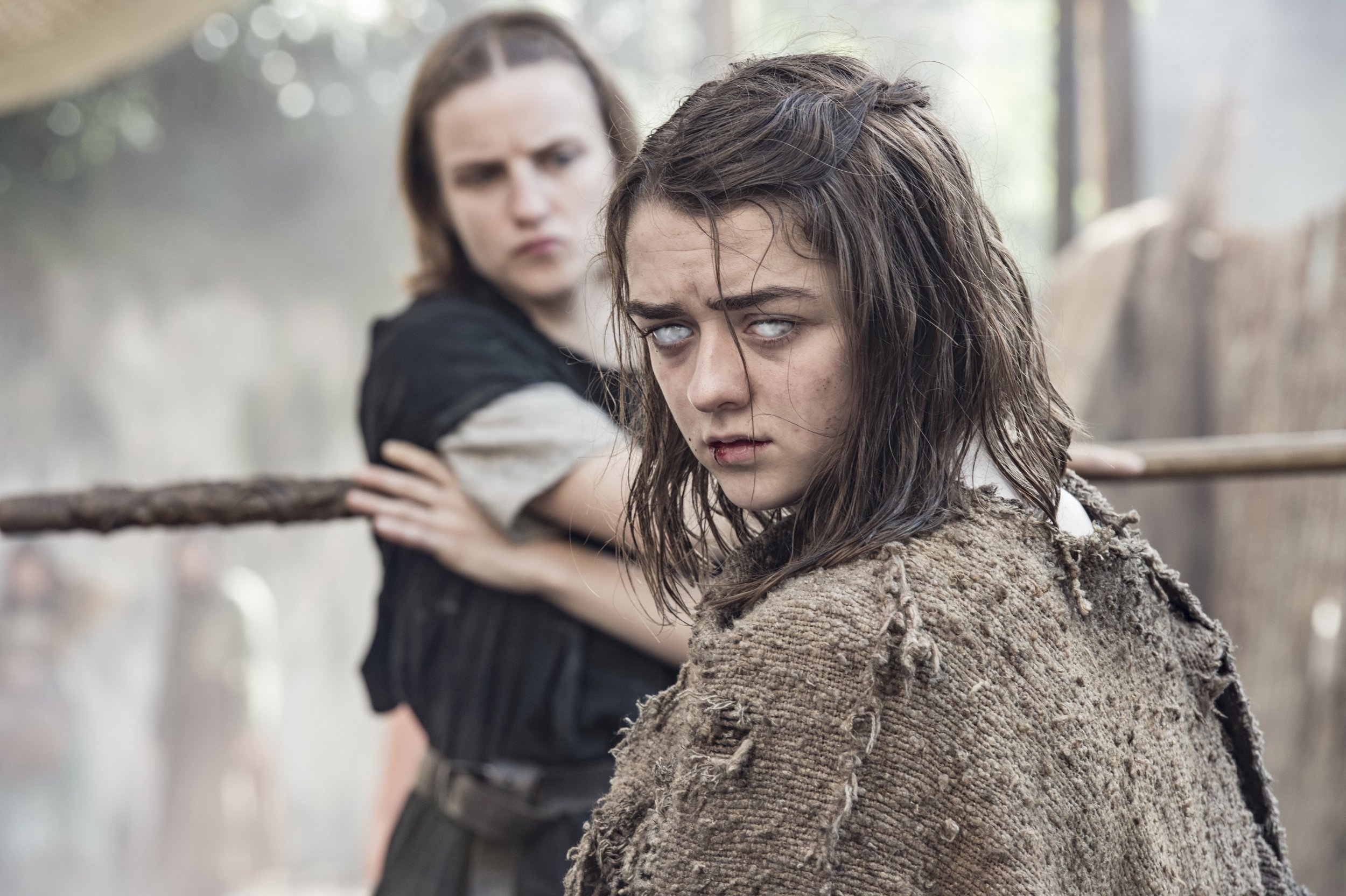 Maisie Williams in Game of Thrones season 6