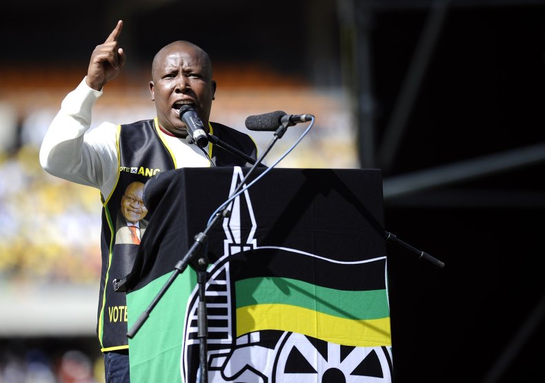 Julius Malema in the ANC.