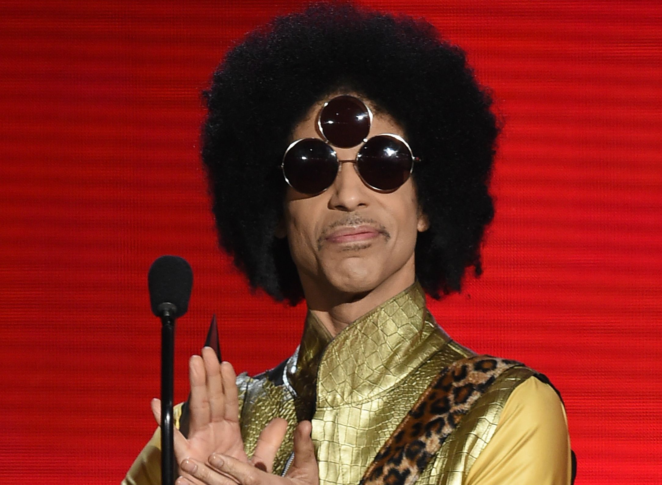 Prince at 2015 American Music Awards
