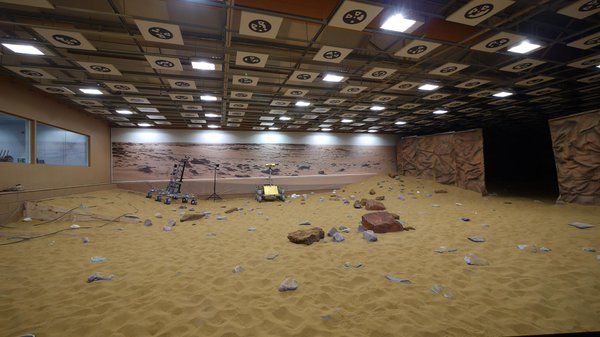 Mars terrain sandpit