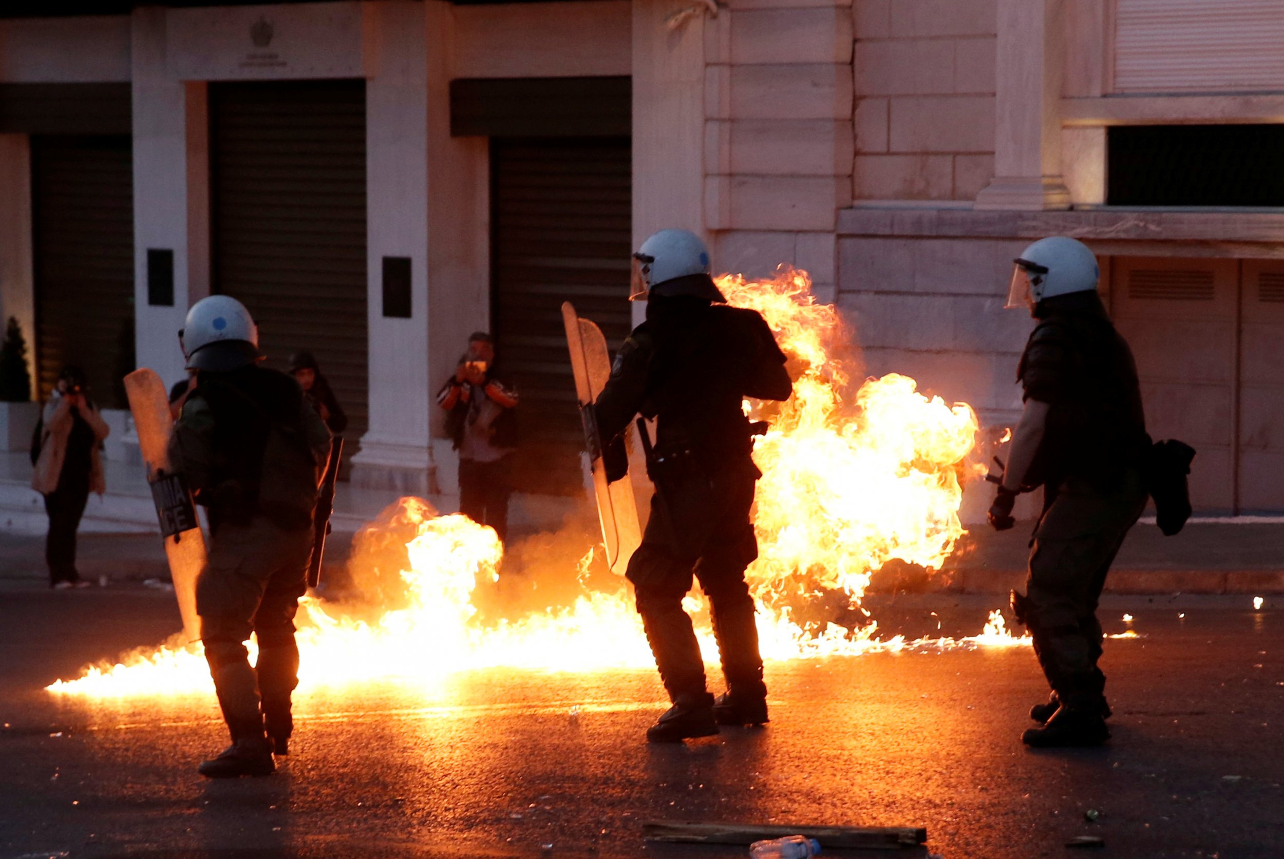 Greece riot police