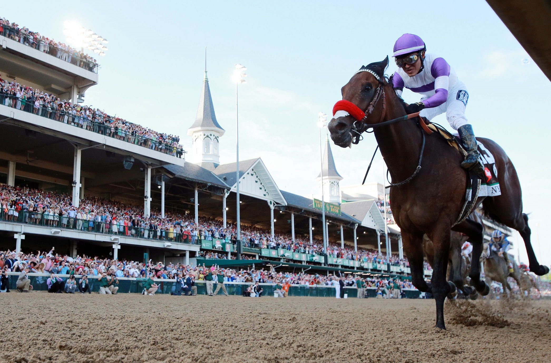 Mario Gutierrez rides Nyquis at the Kentucky Derby 