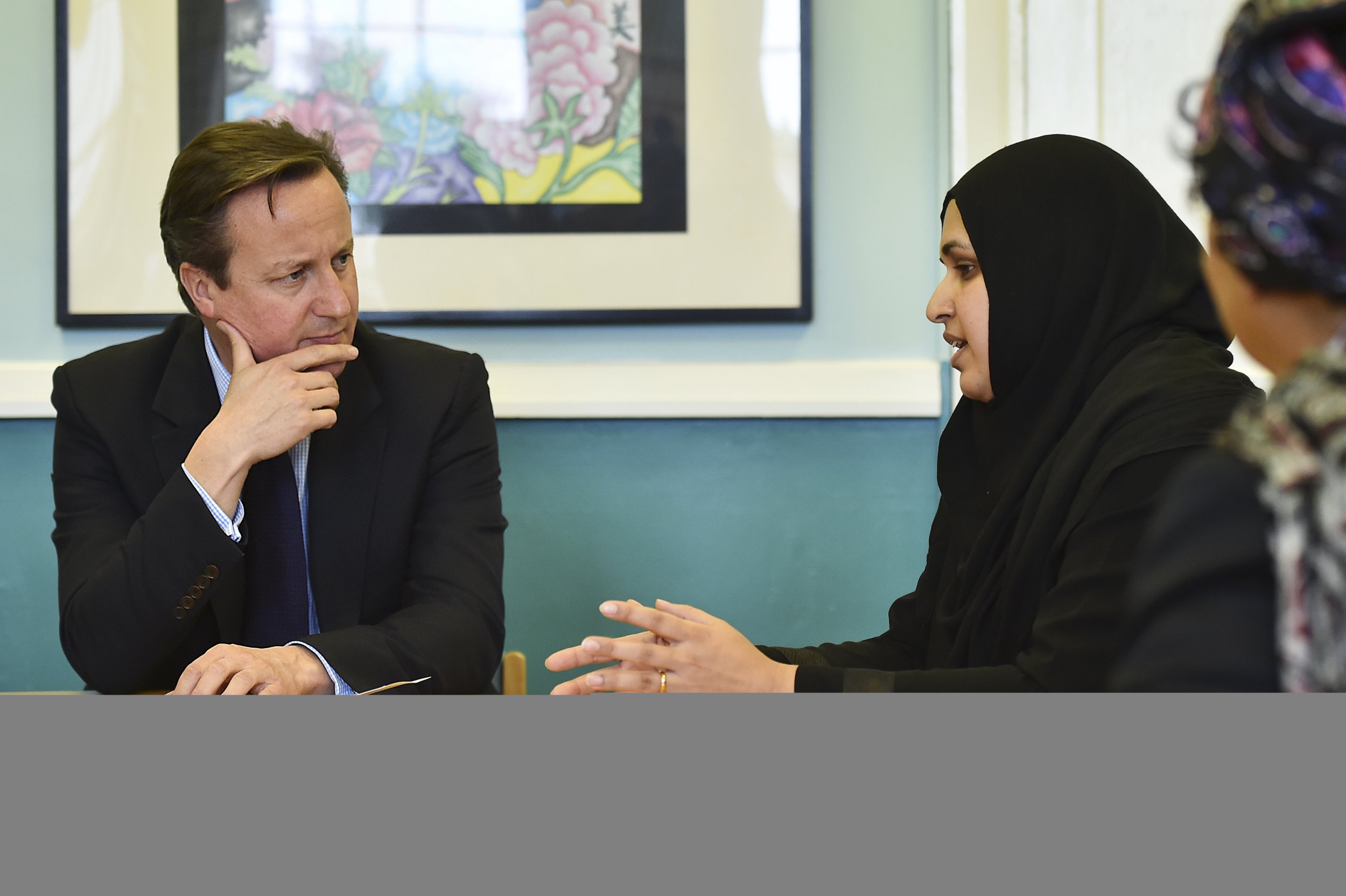 Muslim women meeting with David Cameron