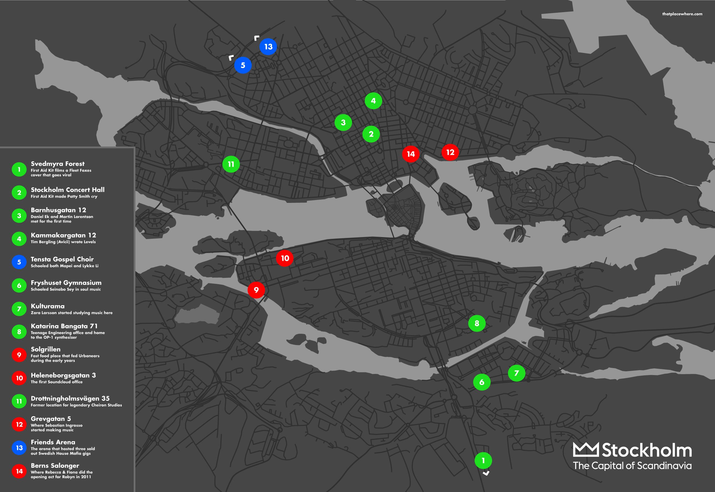 Stockholm music hotspots