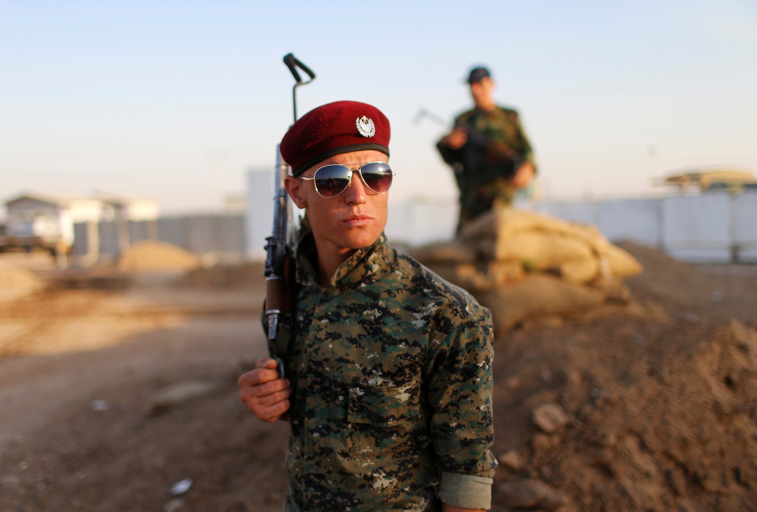 Anti-isis Syria-Iraq Kurdisch Sp Ops Ktcc Fighter Peshmerga پێشمەرگە Flagge 