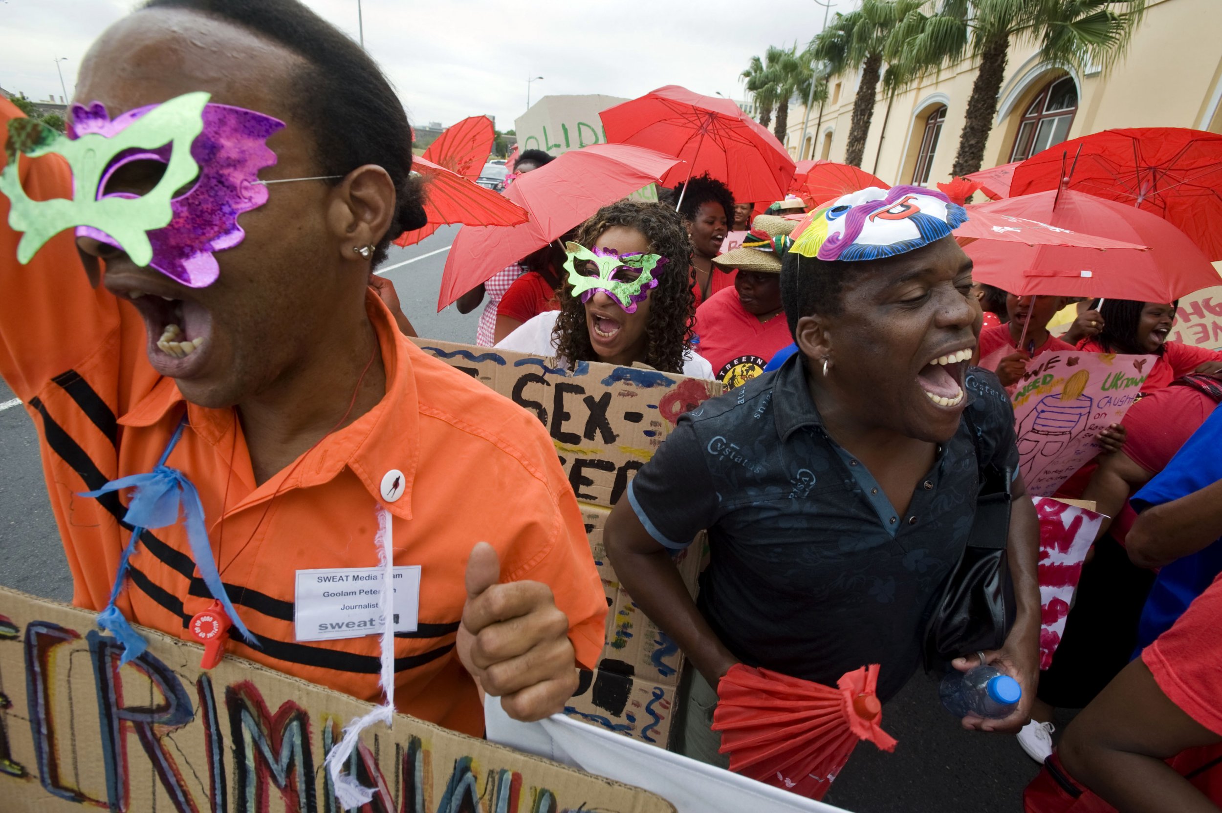 Sex workers march in Cape Town