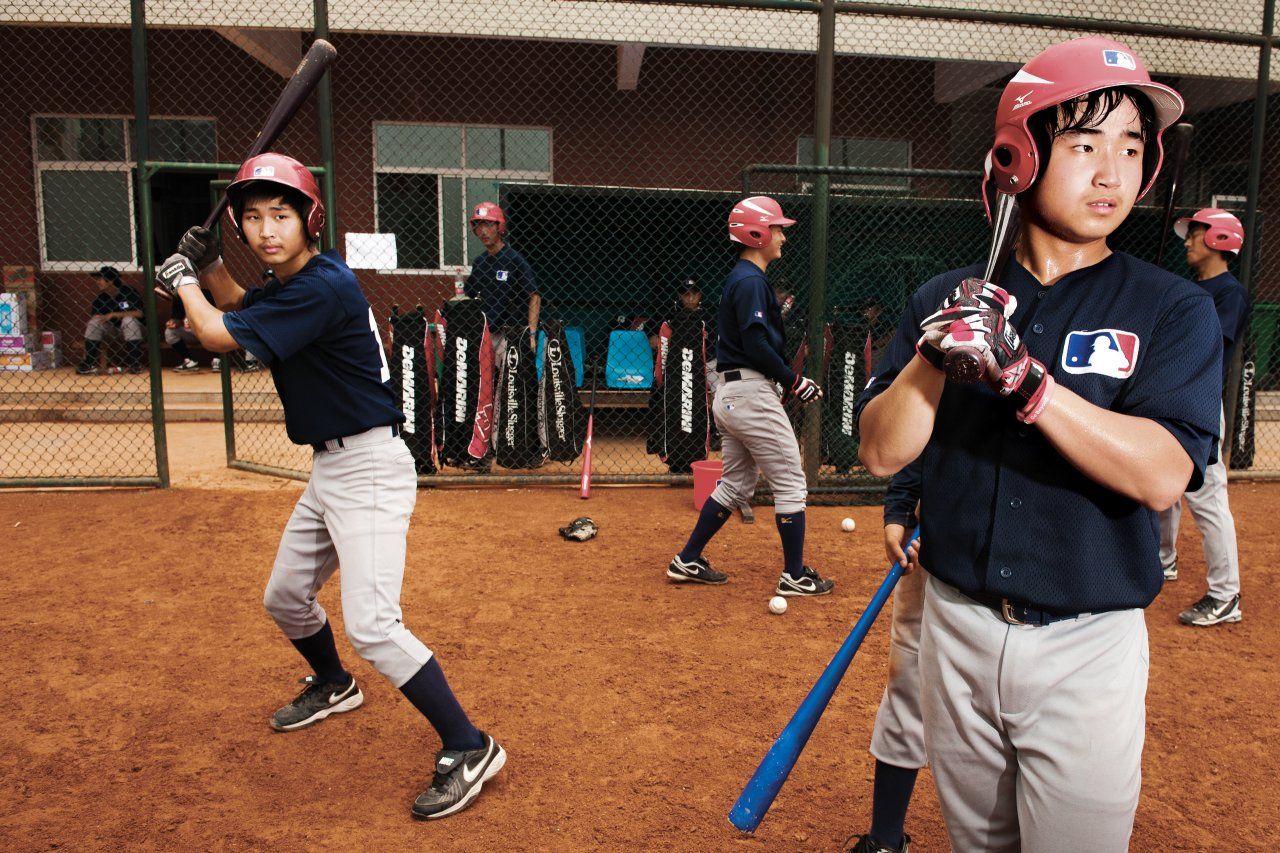 SHANGHAI CHINA  AUGUST 10 2021  The flagship store of South Korean  street lifestyle and sports brand MLB is seen inside Xintiandi Fashion on  August 10 2021 in Shanghai China Photo