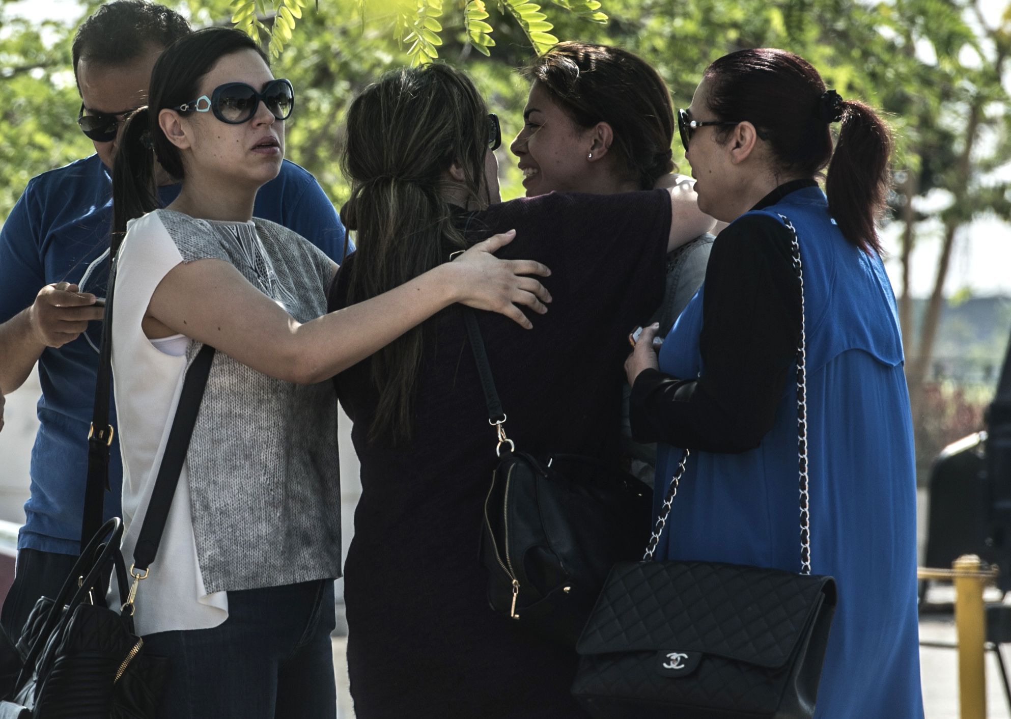 Relatives of EgyptAir flight passengers