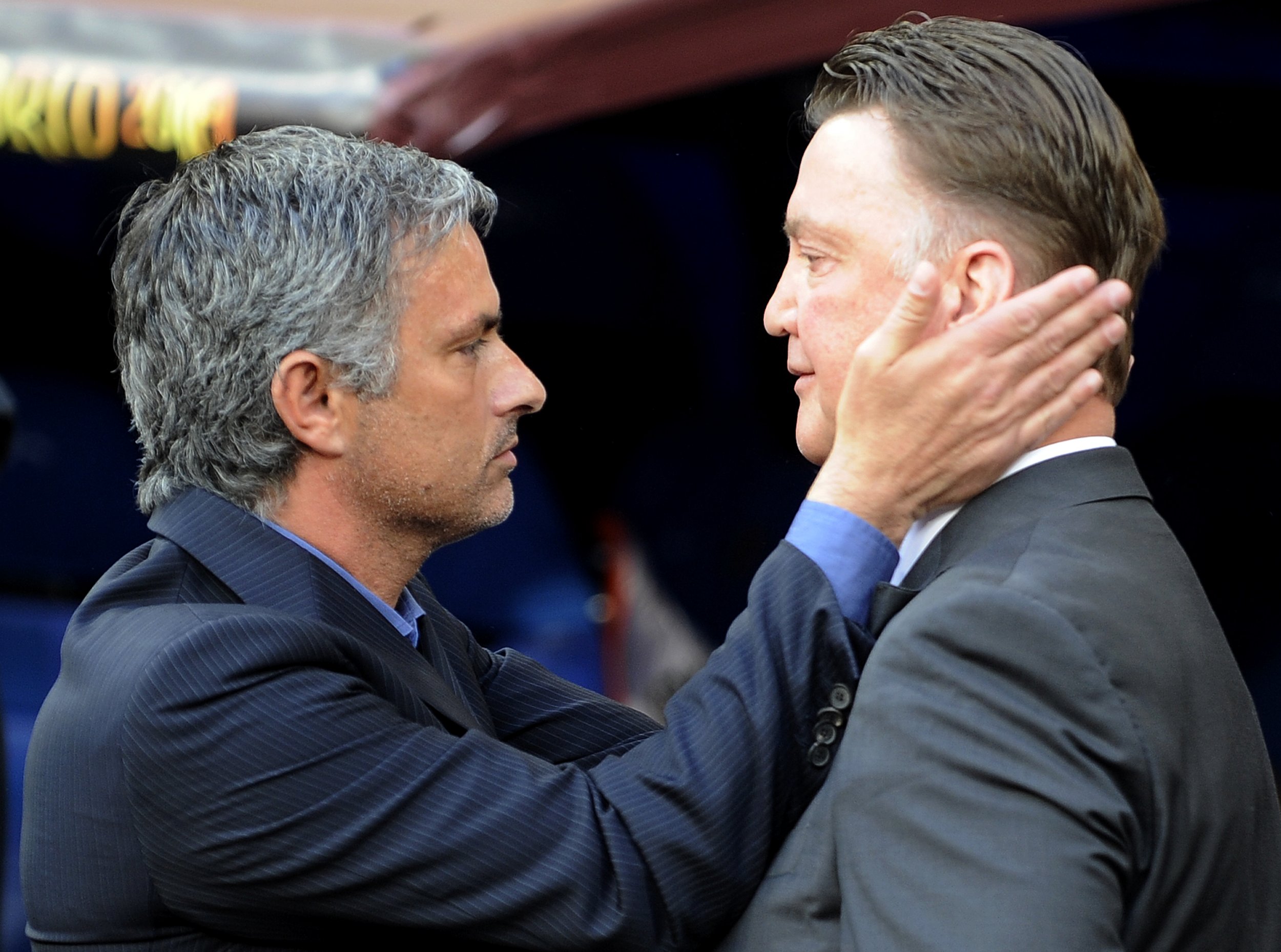 Jose Mourinho and Louis Van Gaal