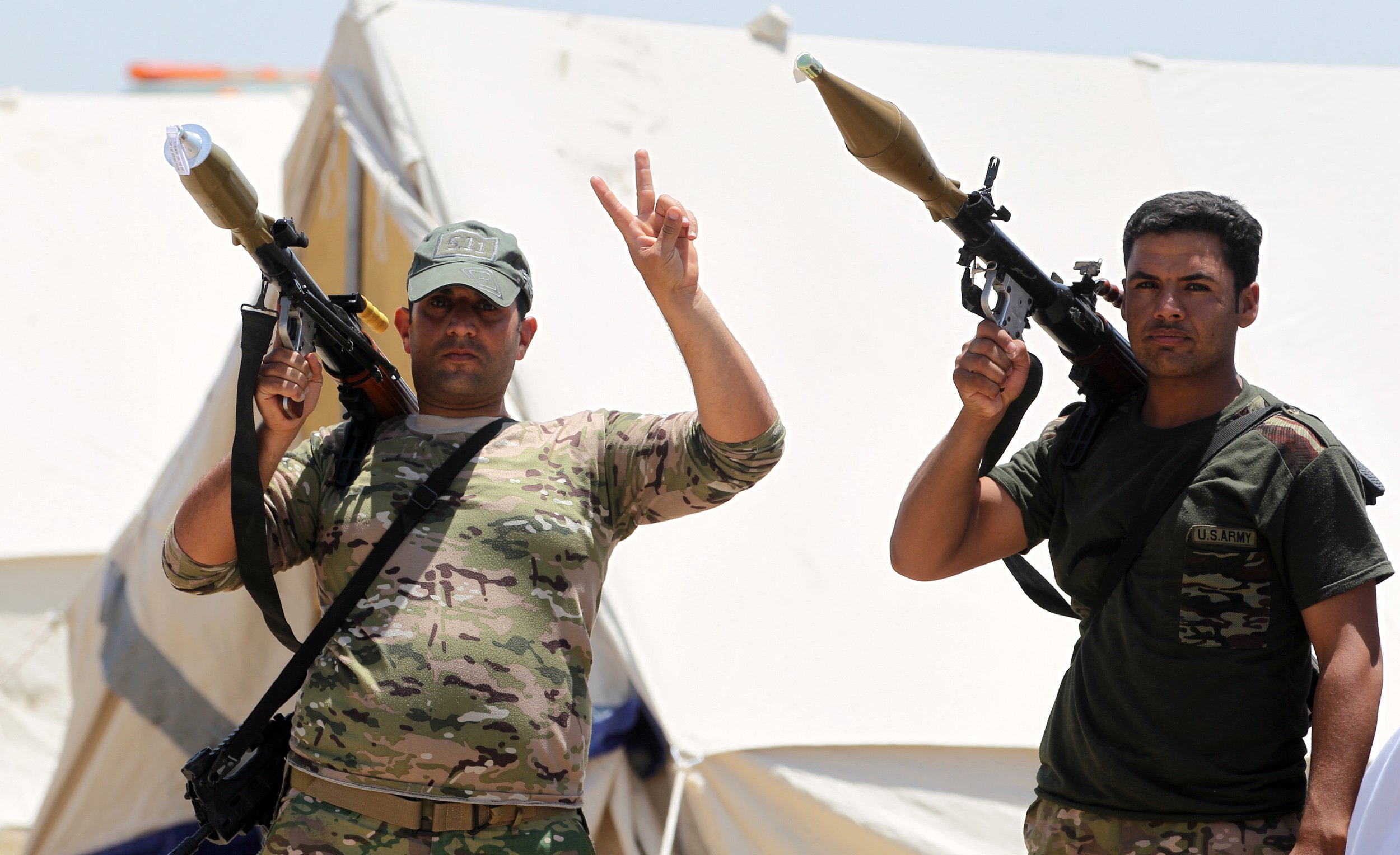 Iraqi security forces on outskirts of Fallujah