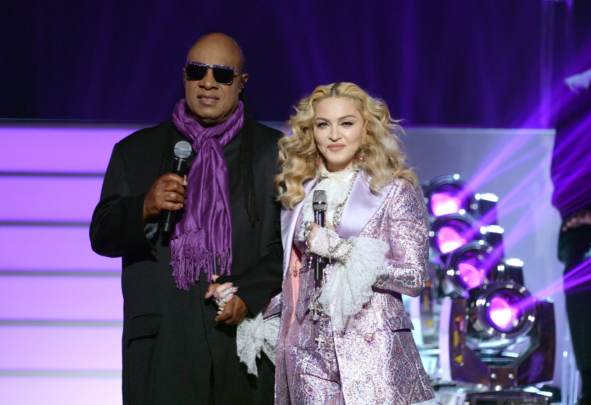 Prince tribute by Madonna and Stevie Wonder