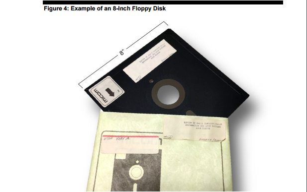 Nuclear weapons floppy disk