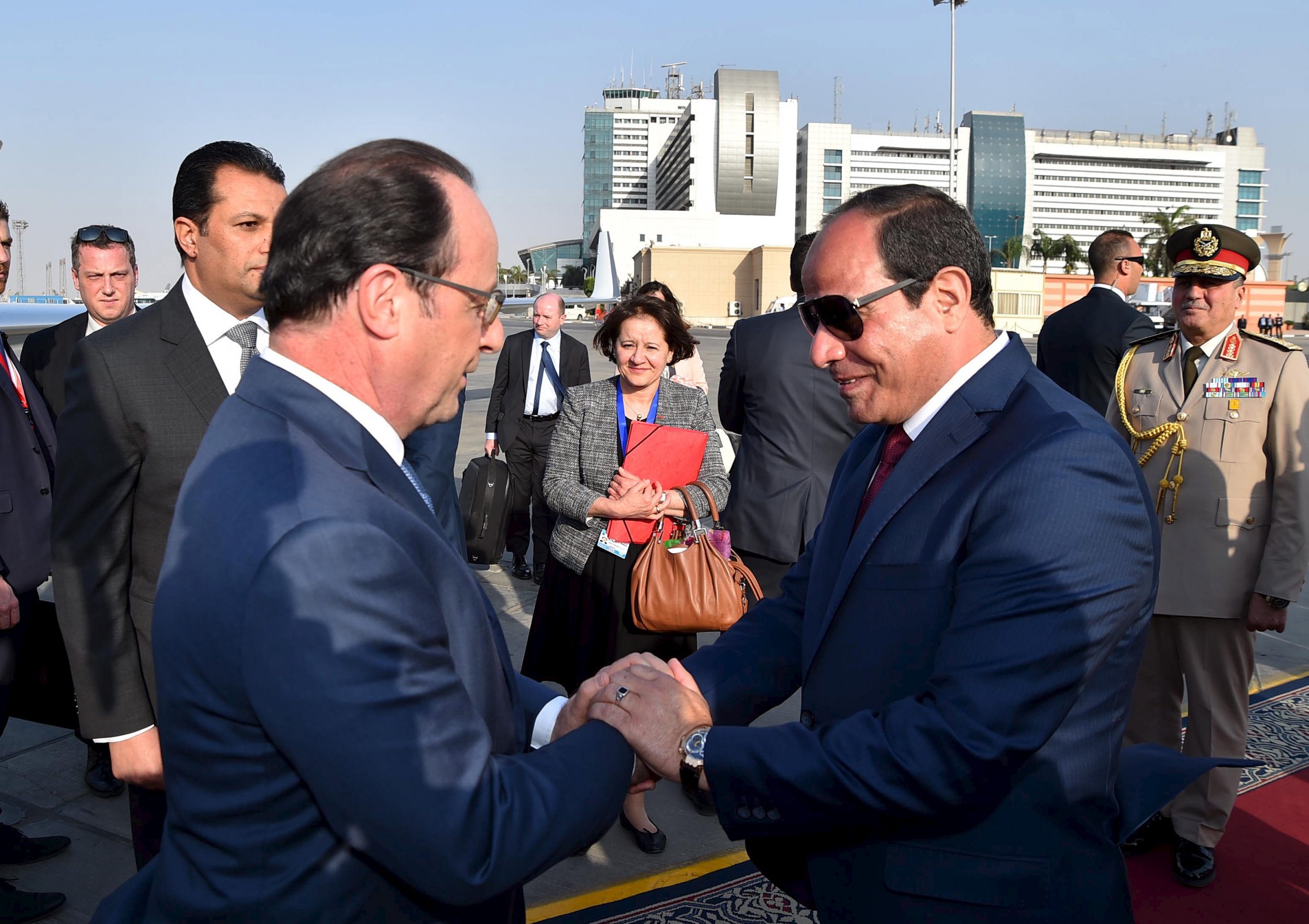 Hollande and Sisi