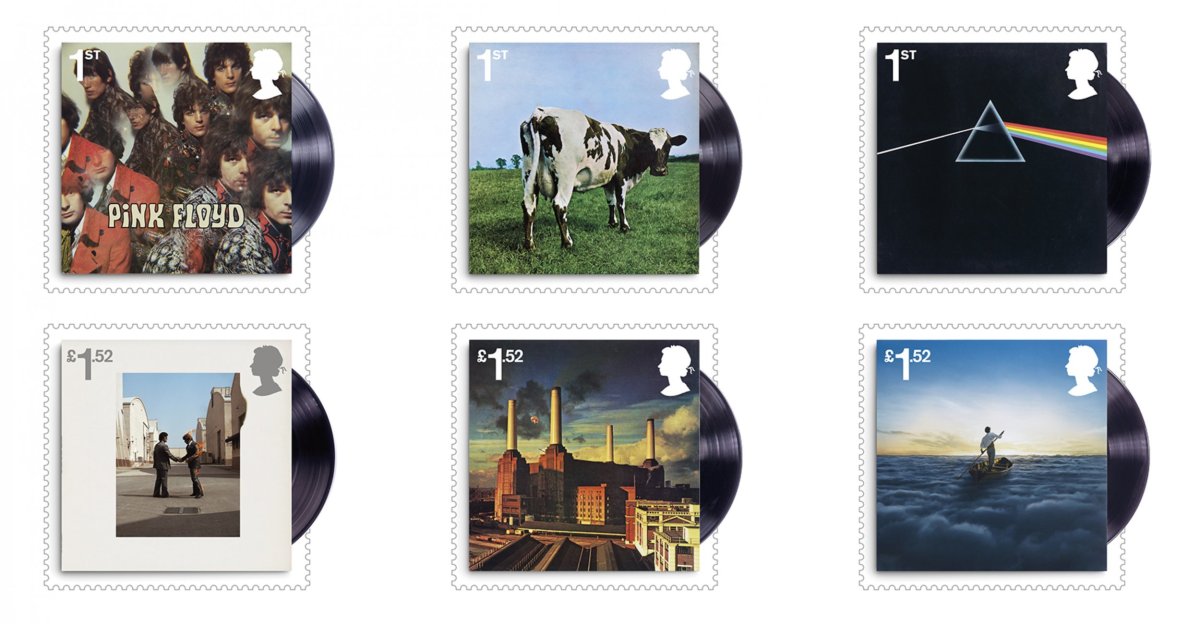 Pink Floyd Stamps full set