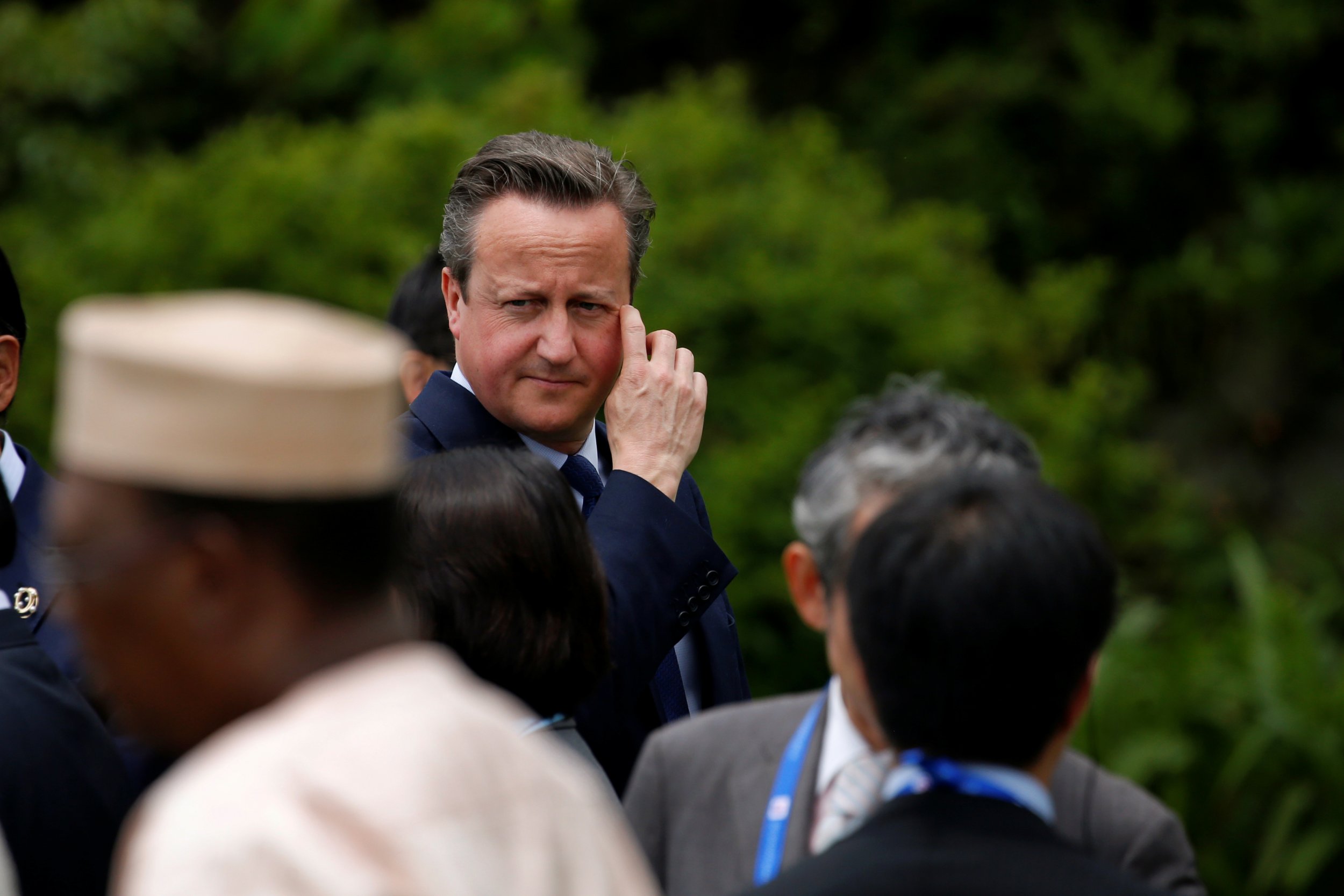 David Cameron at G7