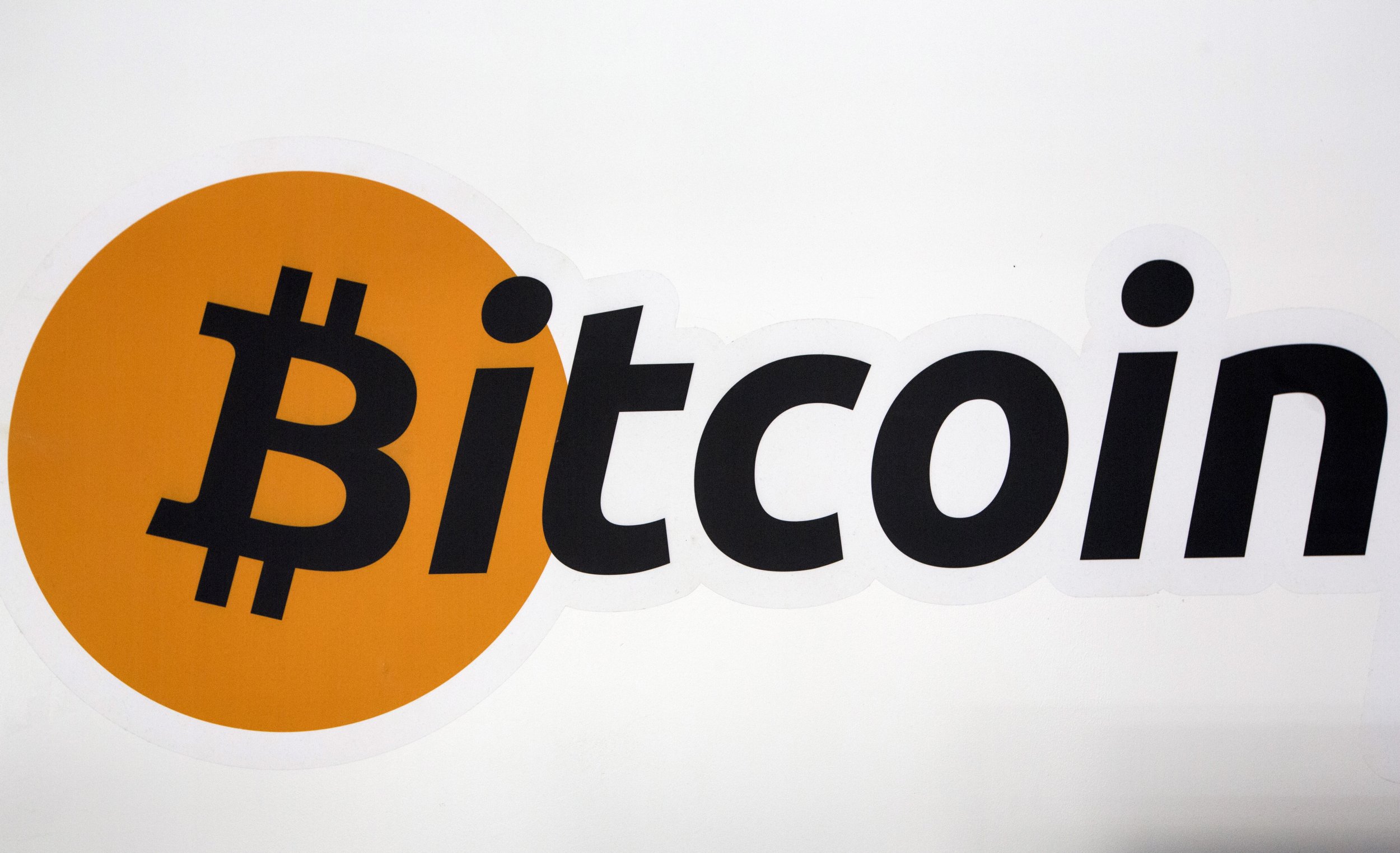 Bitcoin logo.