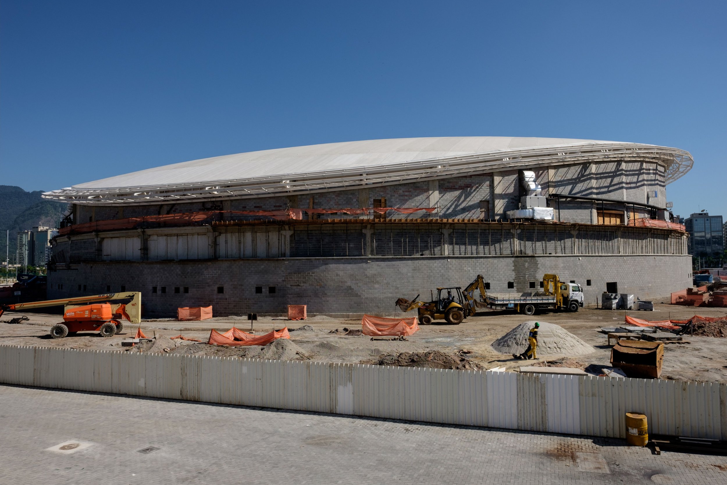 The Olympic velodrome in Rio de Janeiro.