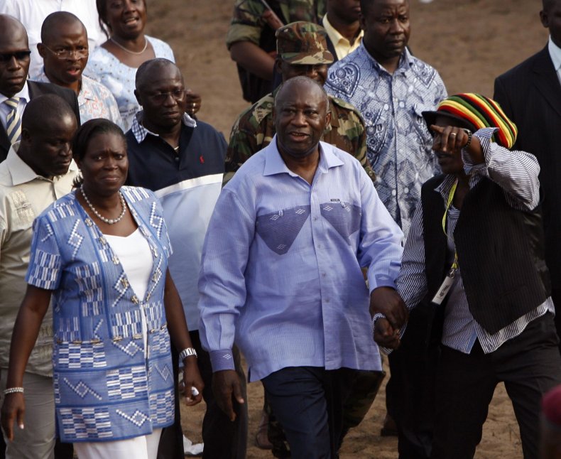 Simone and Laurent Gbagbo.