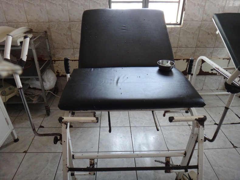 Delivery room at Juba Teaching Hospital