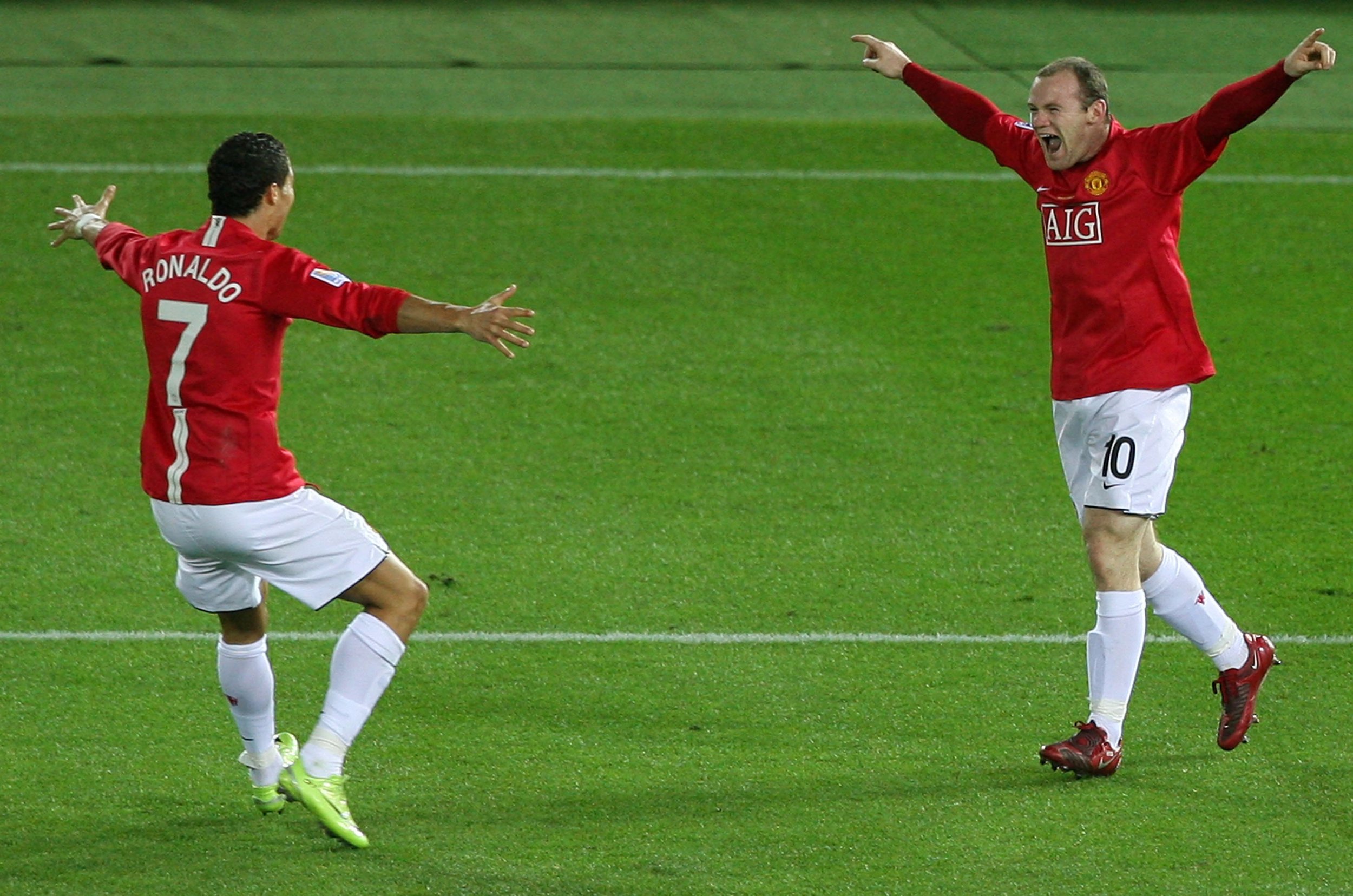 Wayne Rooney And Cristiano Ronaldo Fight