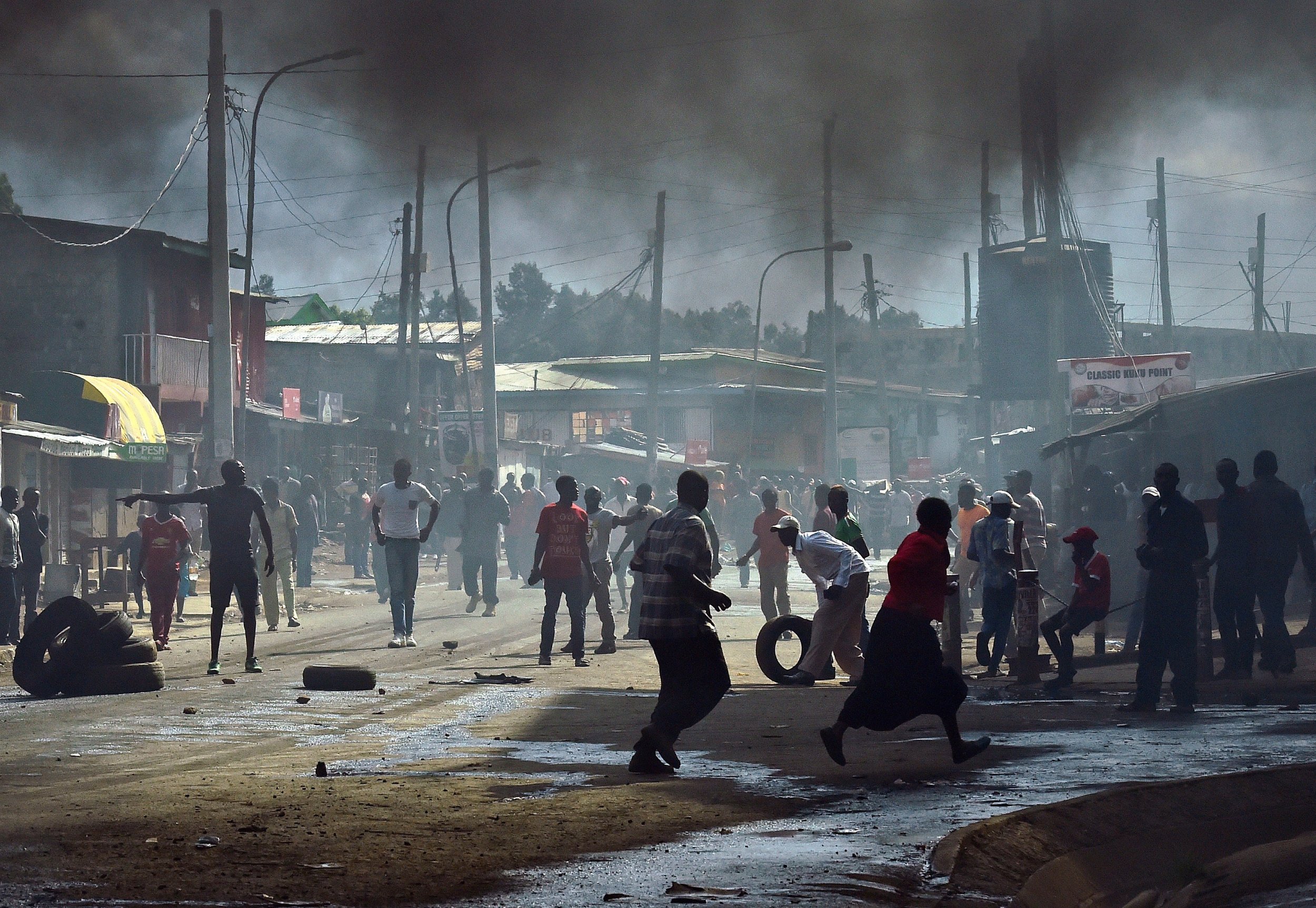 Nairobi protests against electoral body.