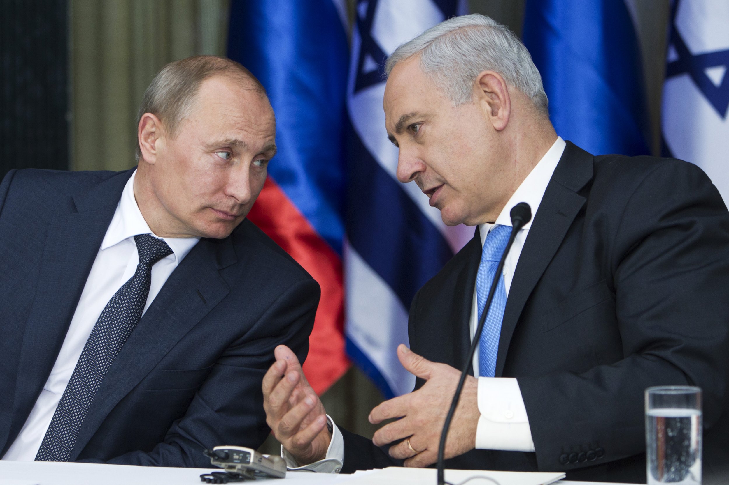 Vladimir Putin and Benjamin Netanyahu 