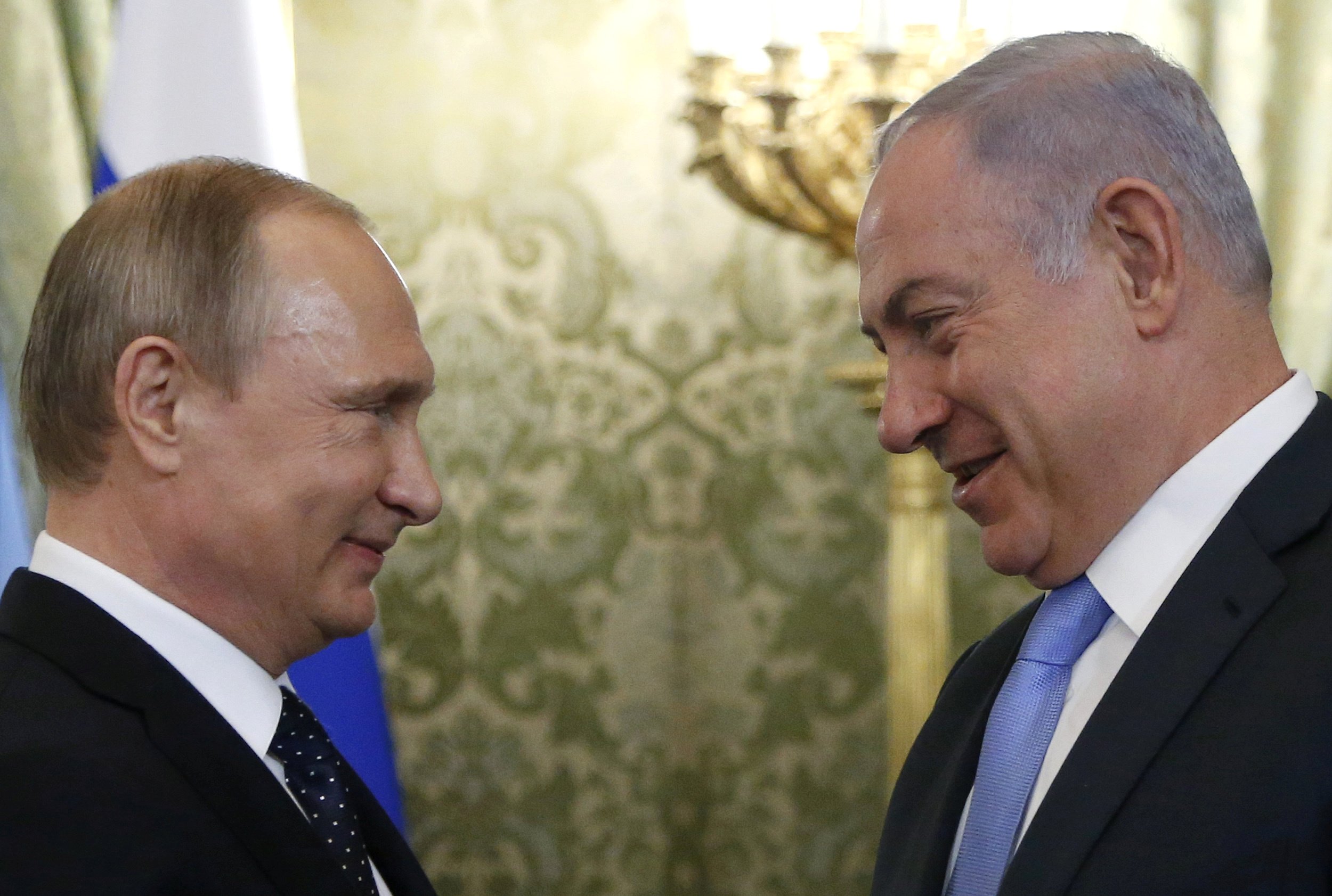 Vladimir Putin and Benjamin Netanyahu