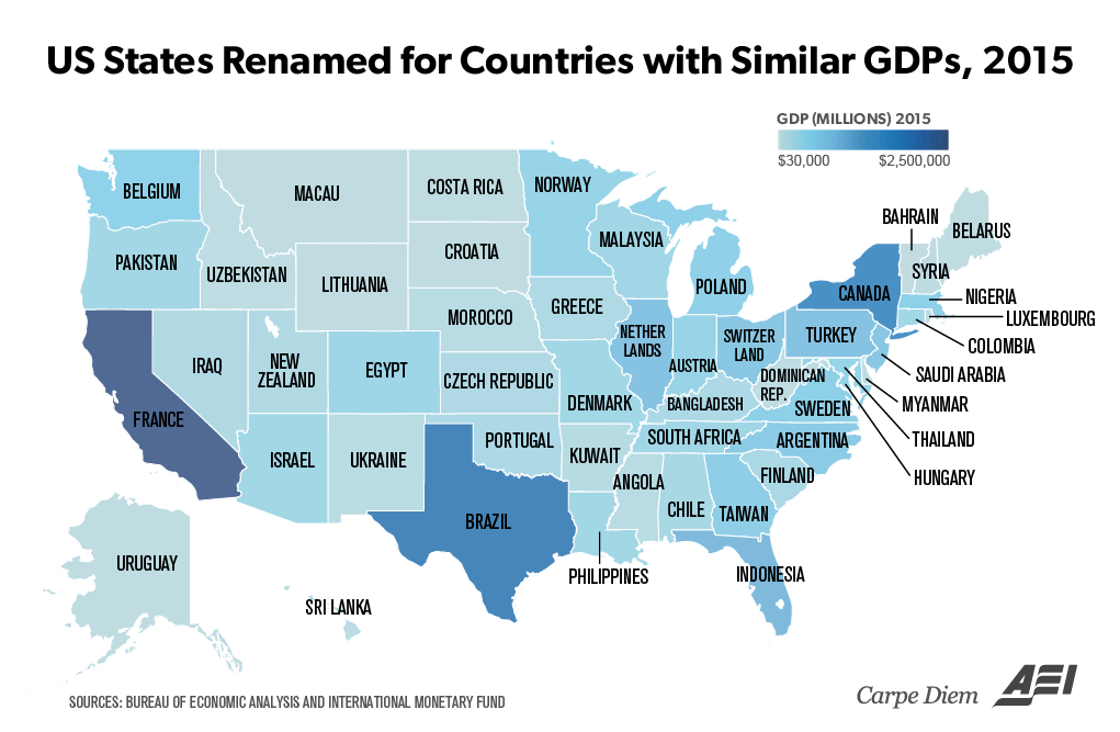 economic-output-if-states-were-countries-california-would-be-france