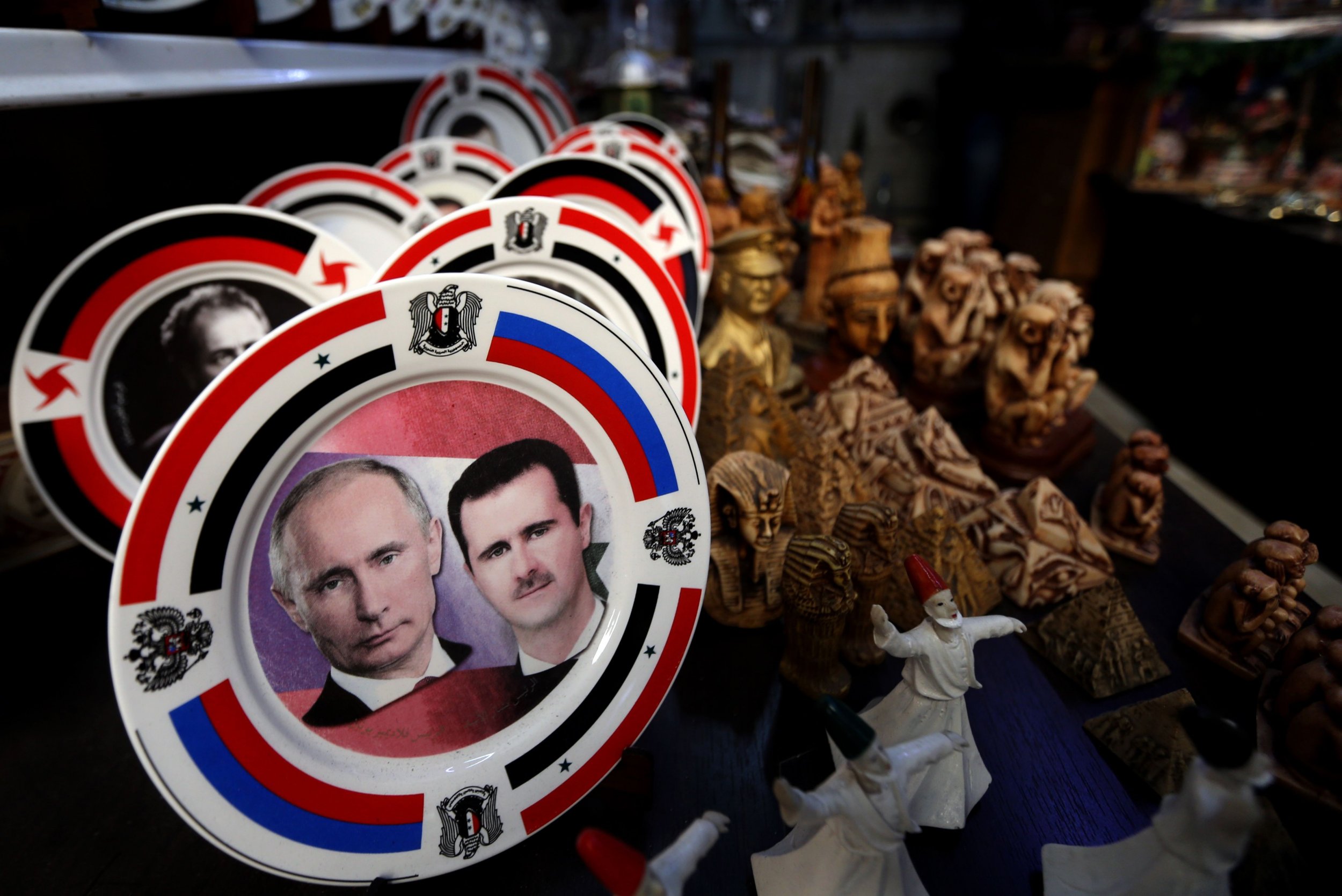 Syrian President Bashar al-Assad and Russian President Vladimir Putin