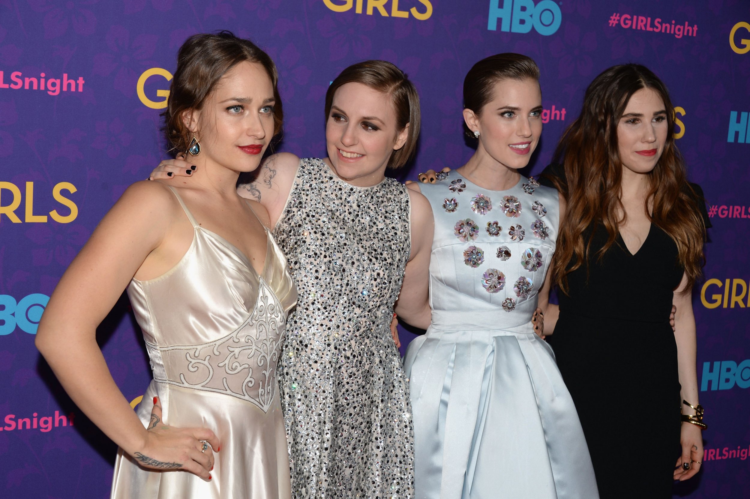 Lena Dunham and the cast of Girls