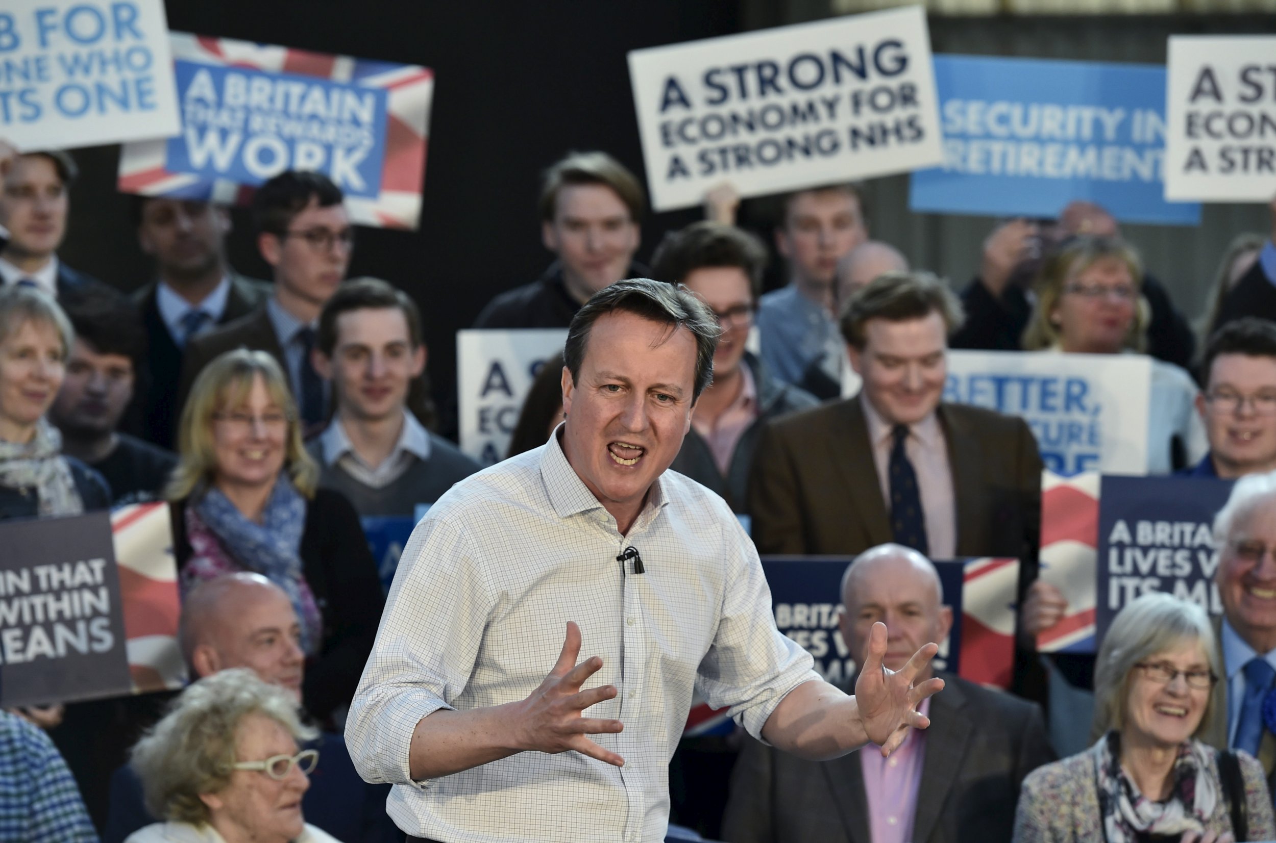 Conservative campaign rally