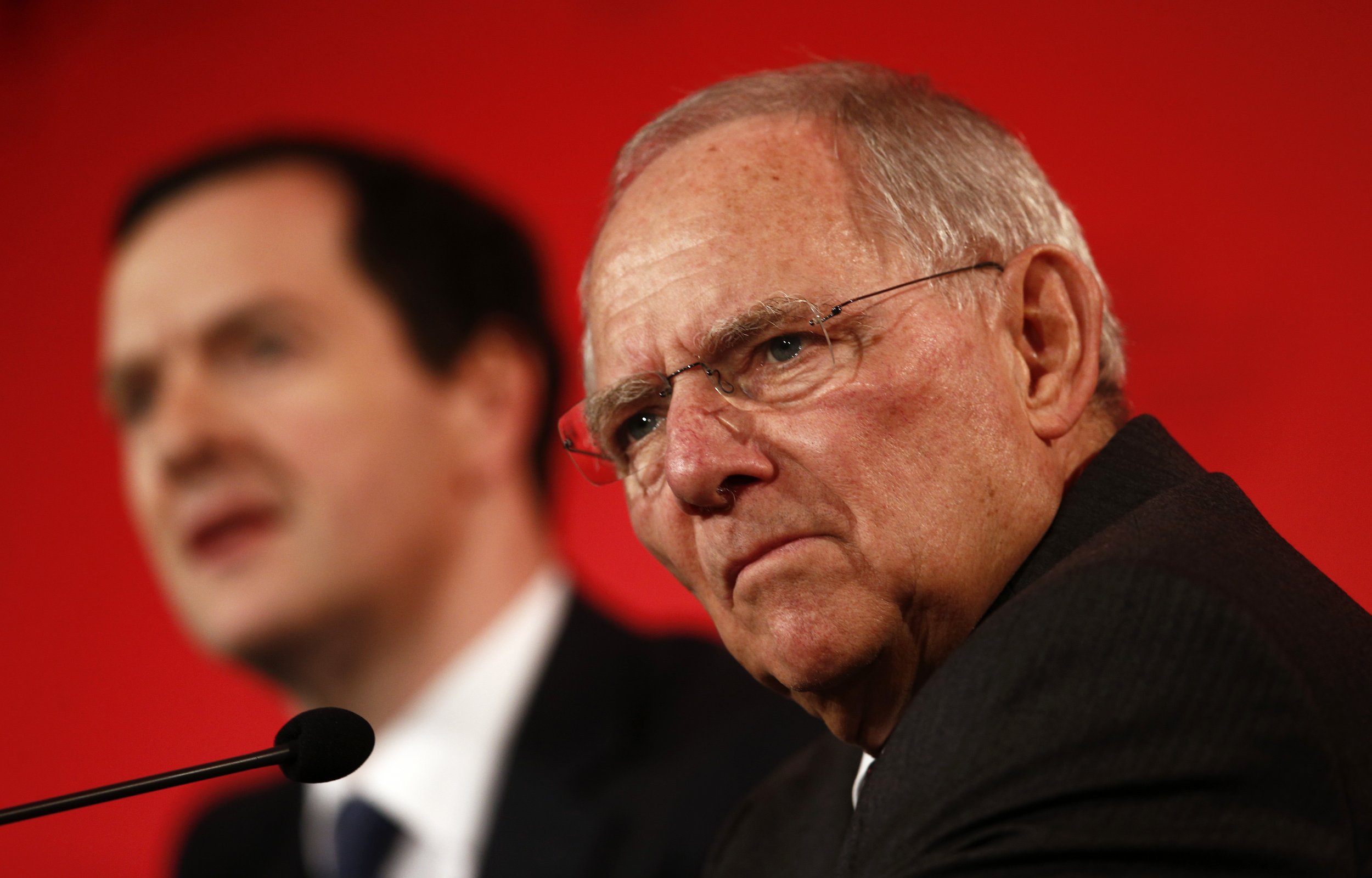 Wolfgang Schauble and George Osborne