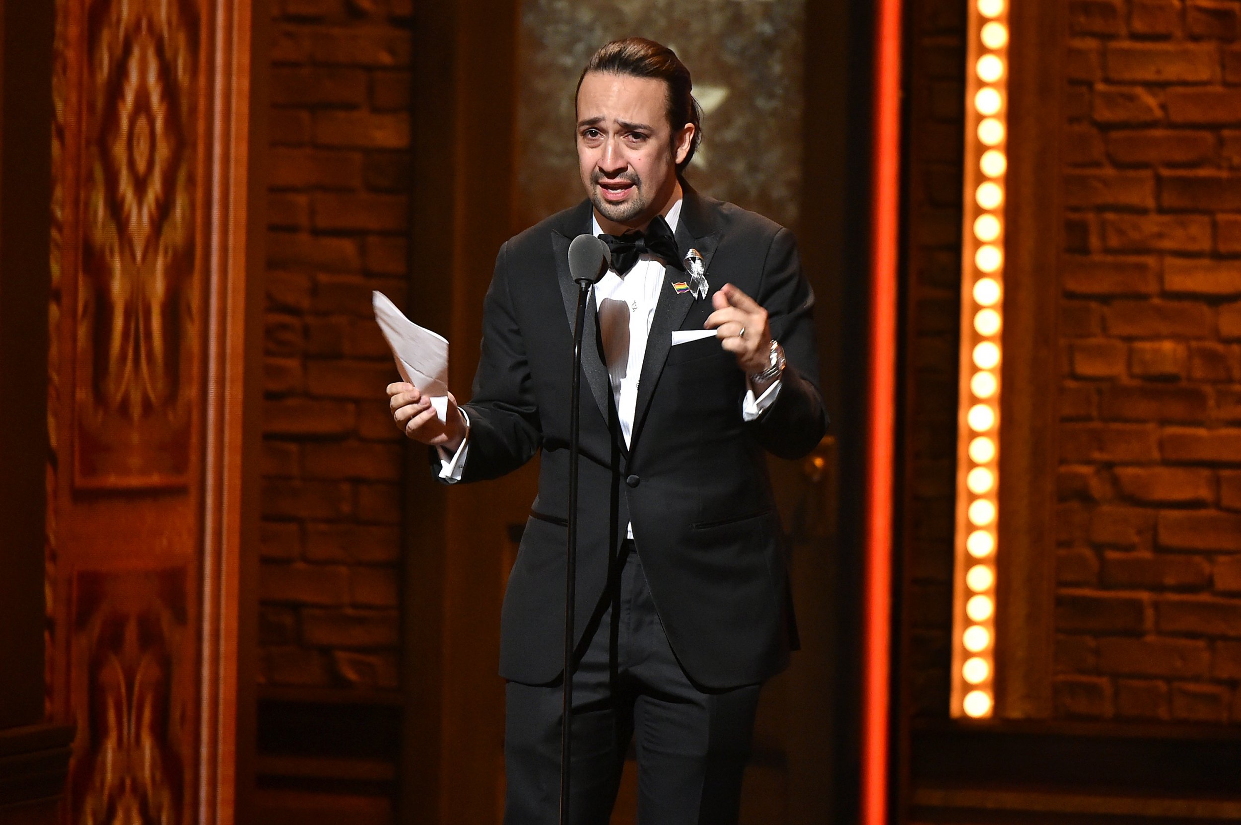 Lin-Manuel Miranda at Tony Awards