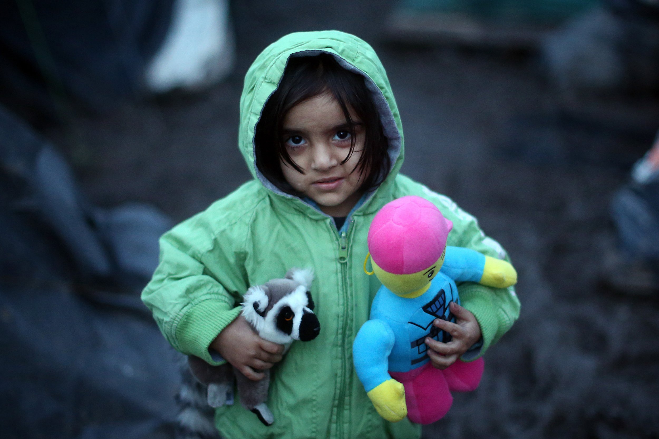 A young Kurdish girl