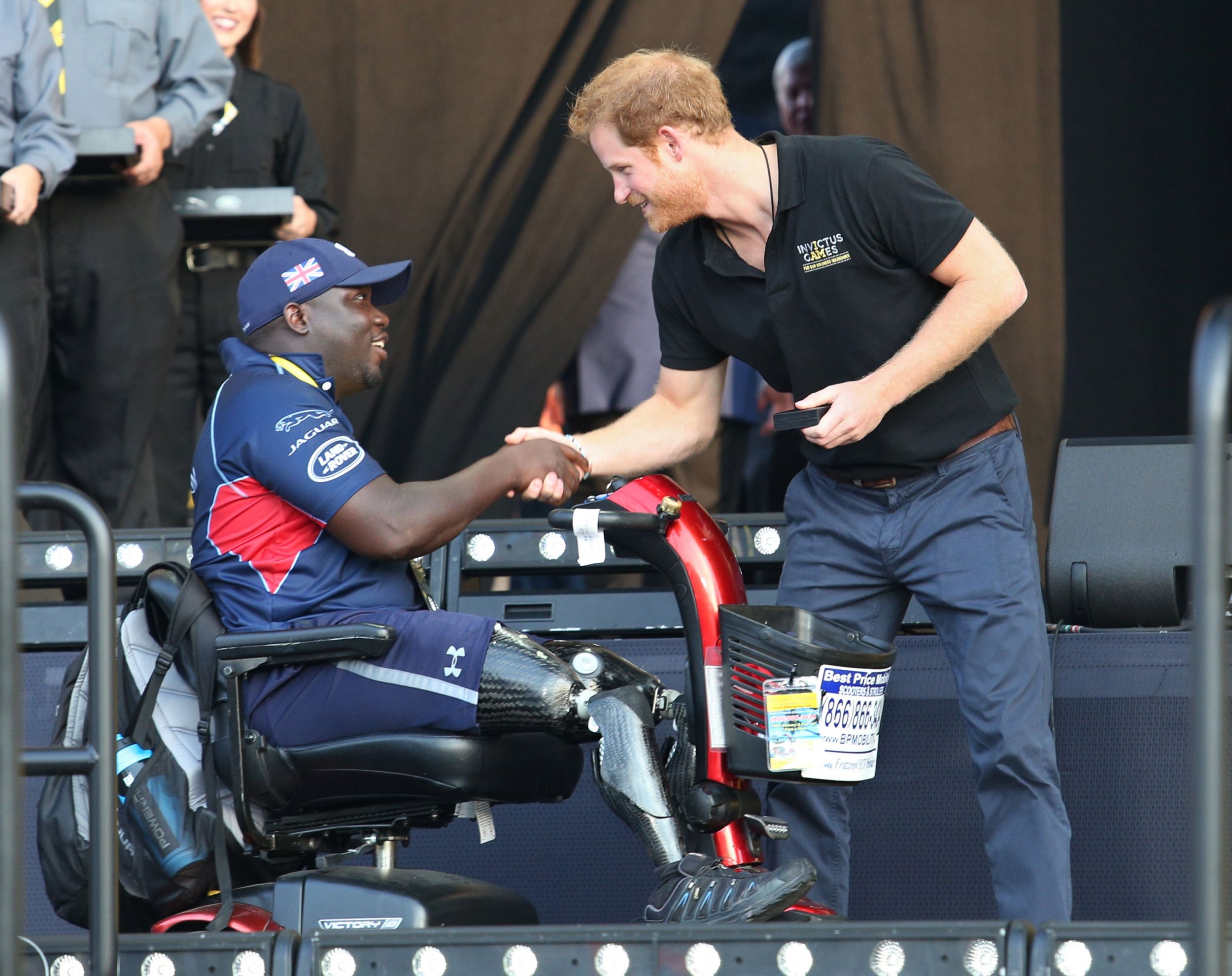 Prince Harry at Invictus