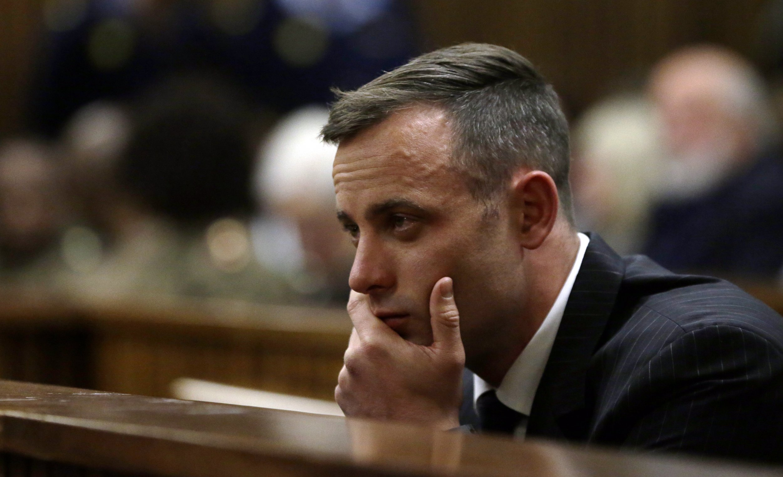 Oscar Pistorius in court.