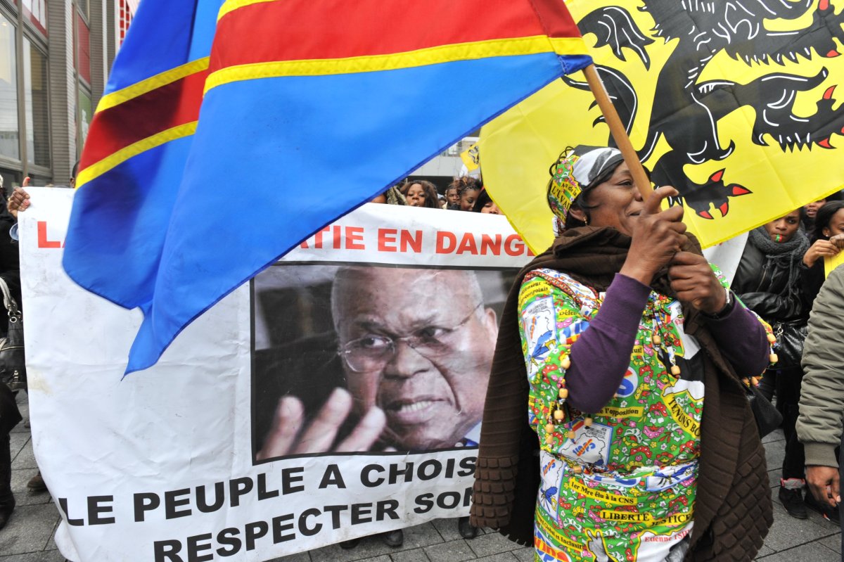 DRC demonstration in Belgium
