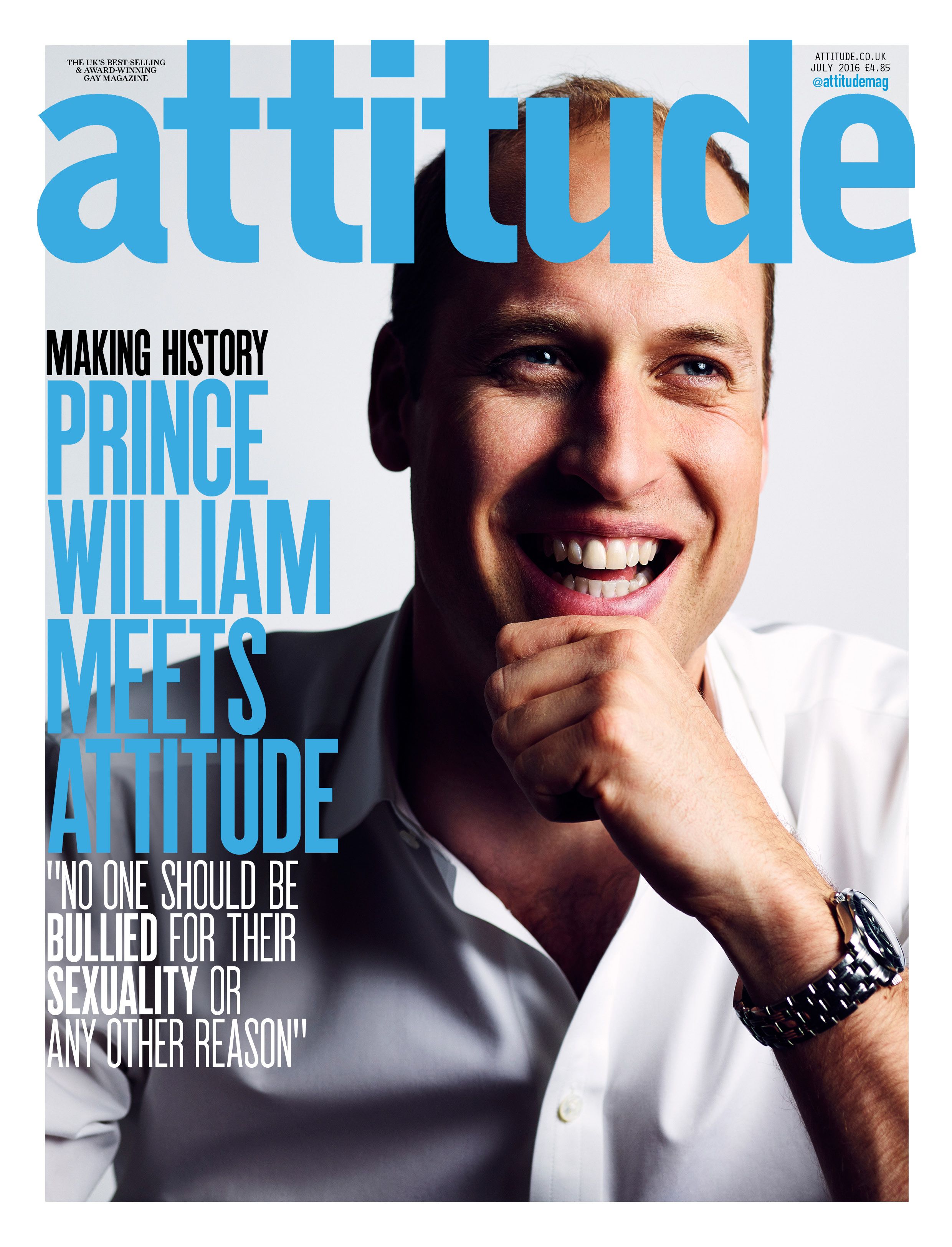 Prince William - Attitude magazine cover