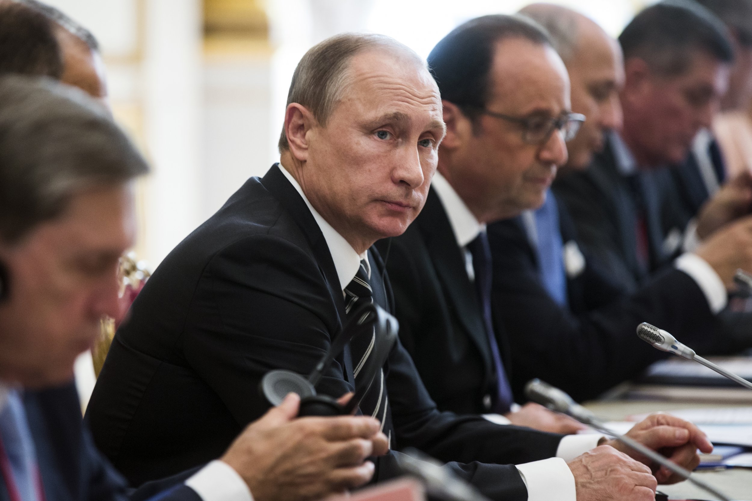 Vladimir Putin with EU Leaders 