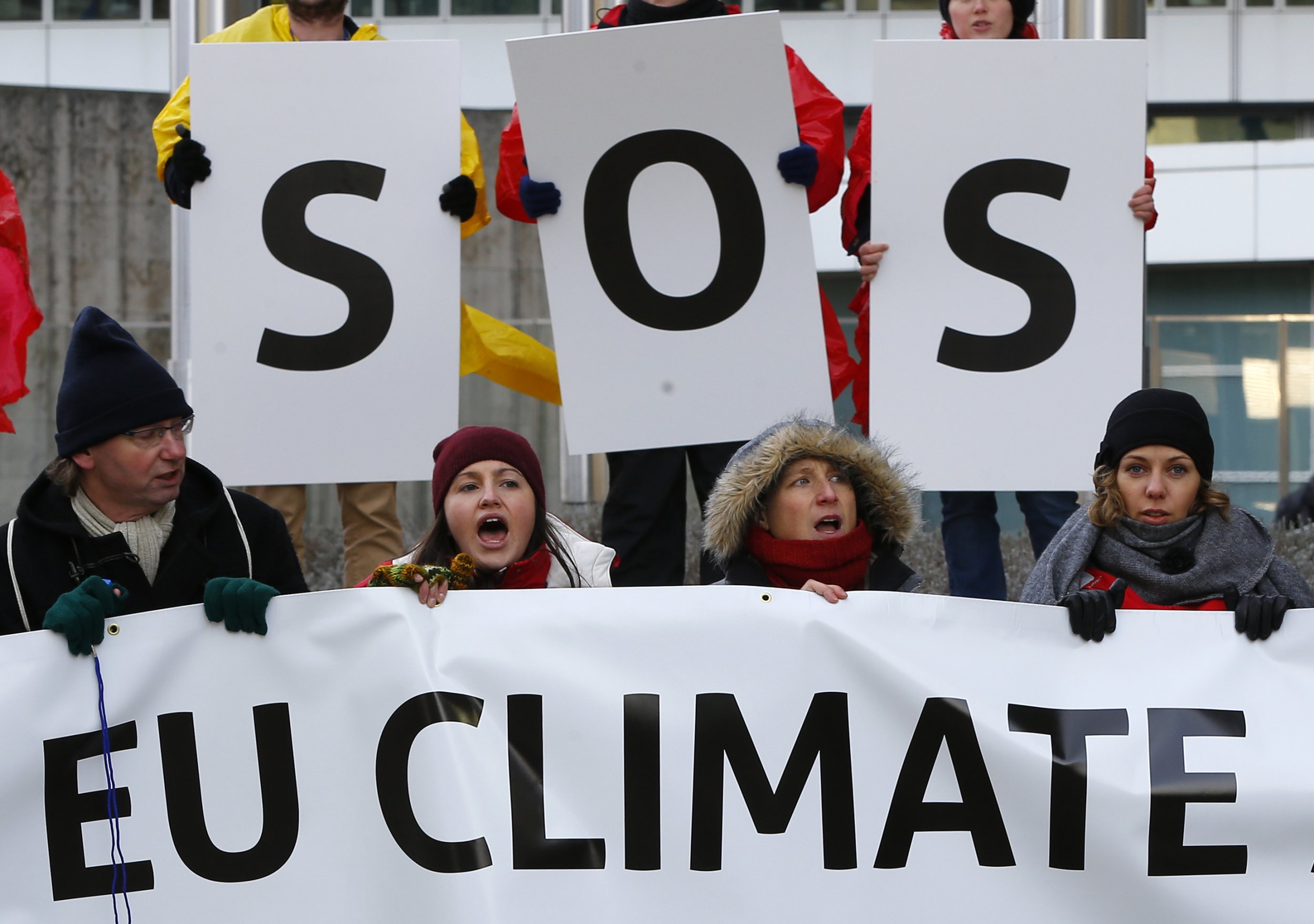 EU Climate Protesters 
