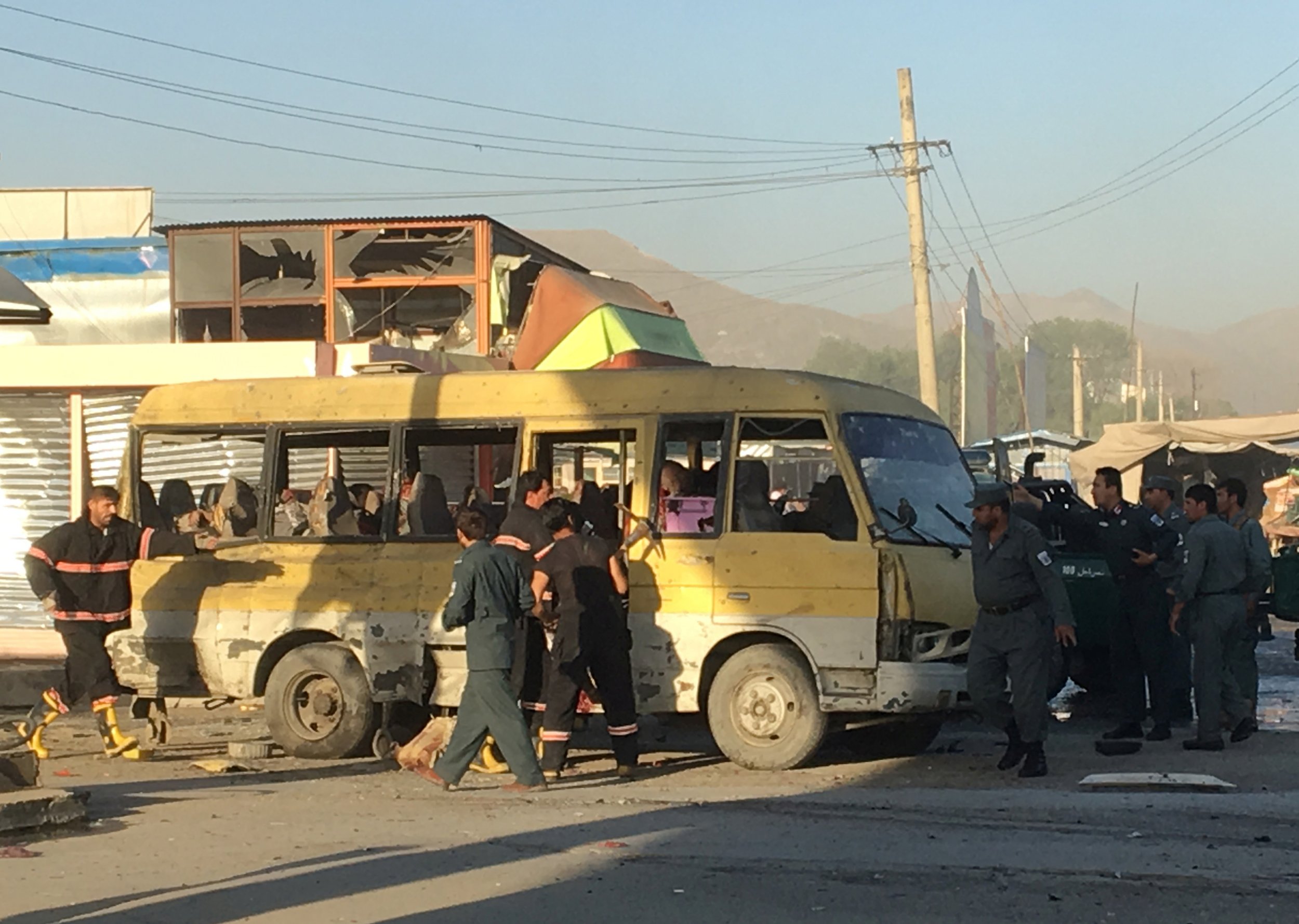 Kabul minibus blast