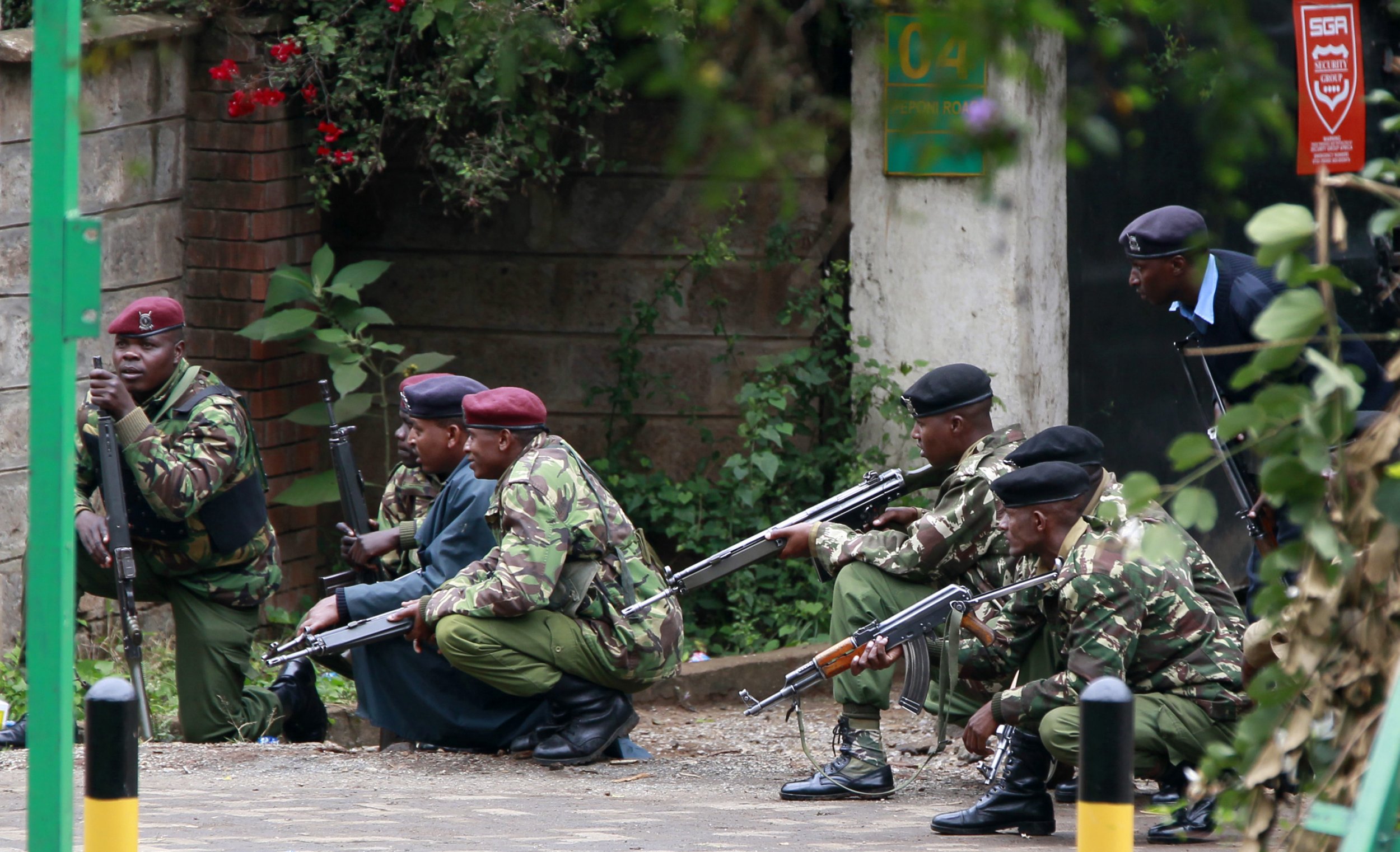 Kenya police during Westgate attack