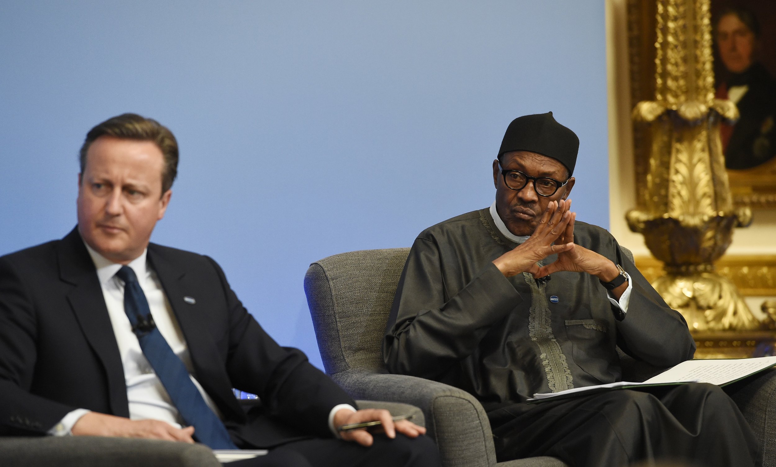 President Buhari with Cameron